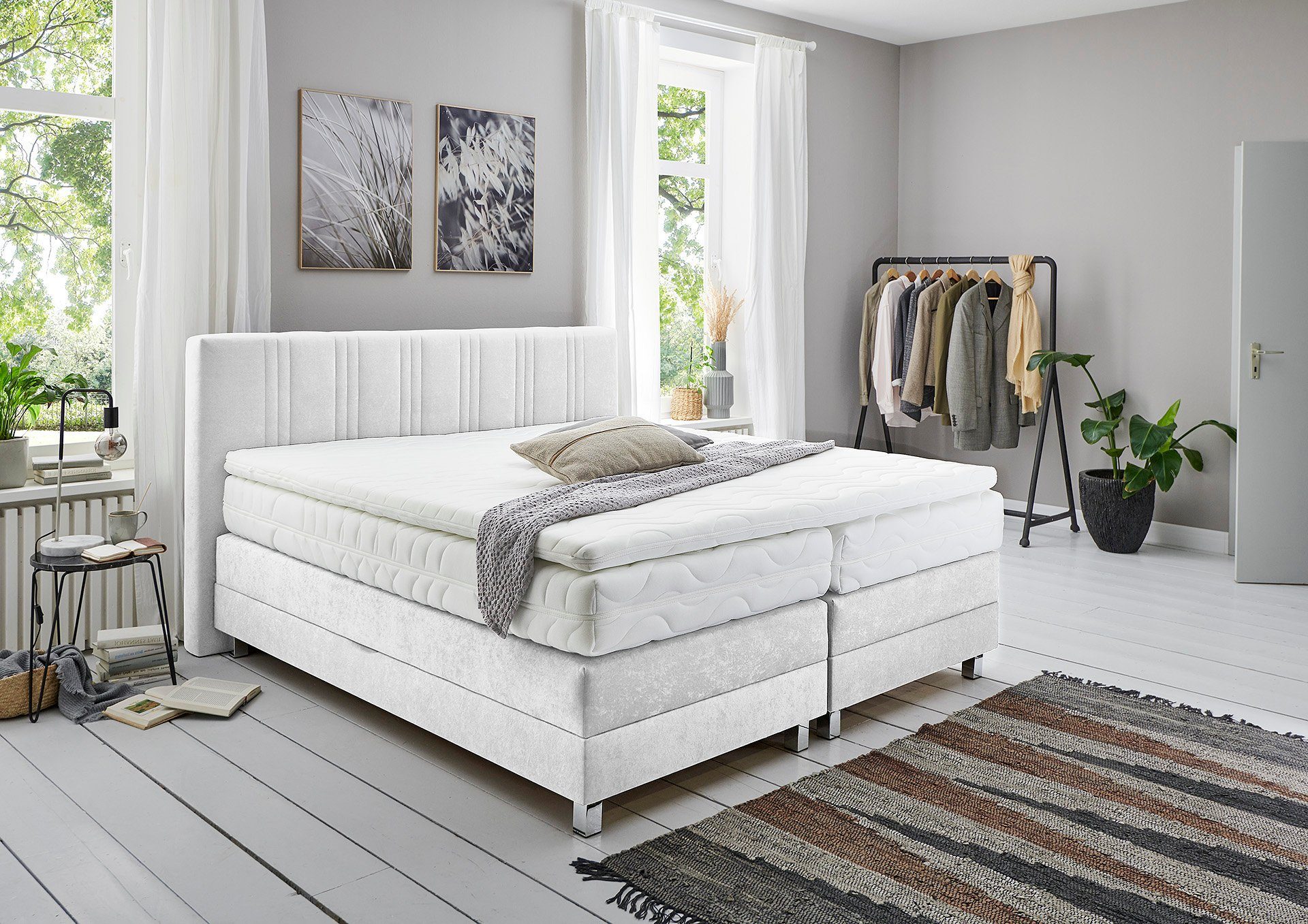 Westfalia Polsterbetten Boxspring naar keuze met bedkist en topmatras
