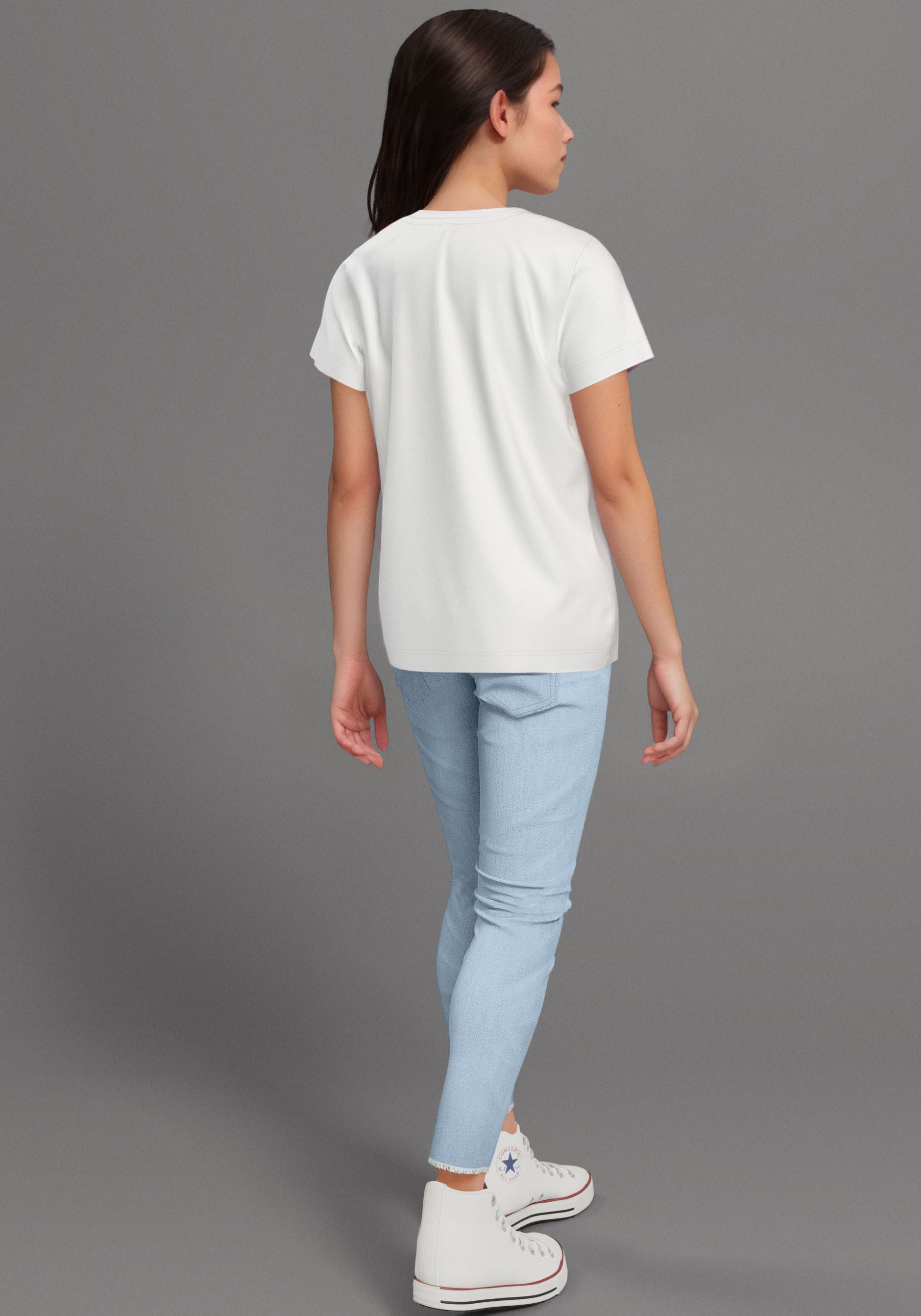 KangaROOS T-shirt HAPPINESS COMES grote frontprint