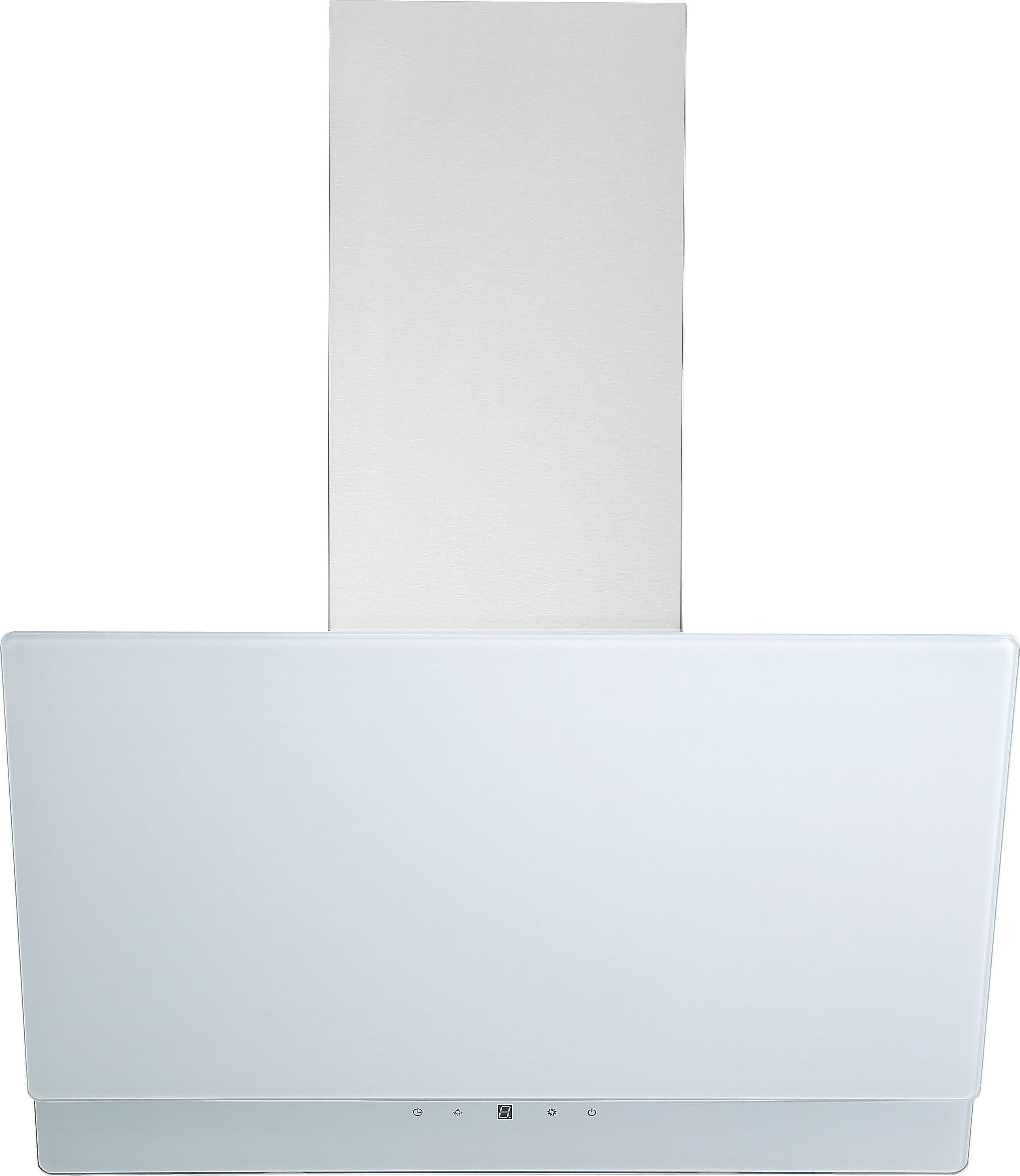 RESPEKTA Schuine wandkap CH 77060 60 cm, 3 vermogensniveaus, led-verlichting, geschikt voor afzuiging en recirculatie