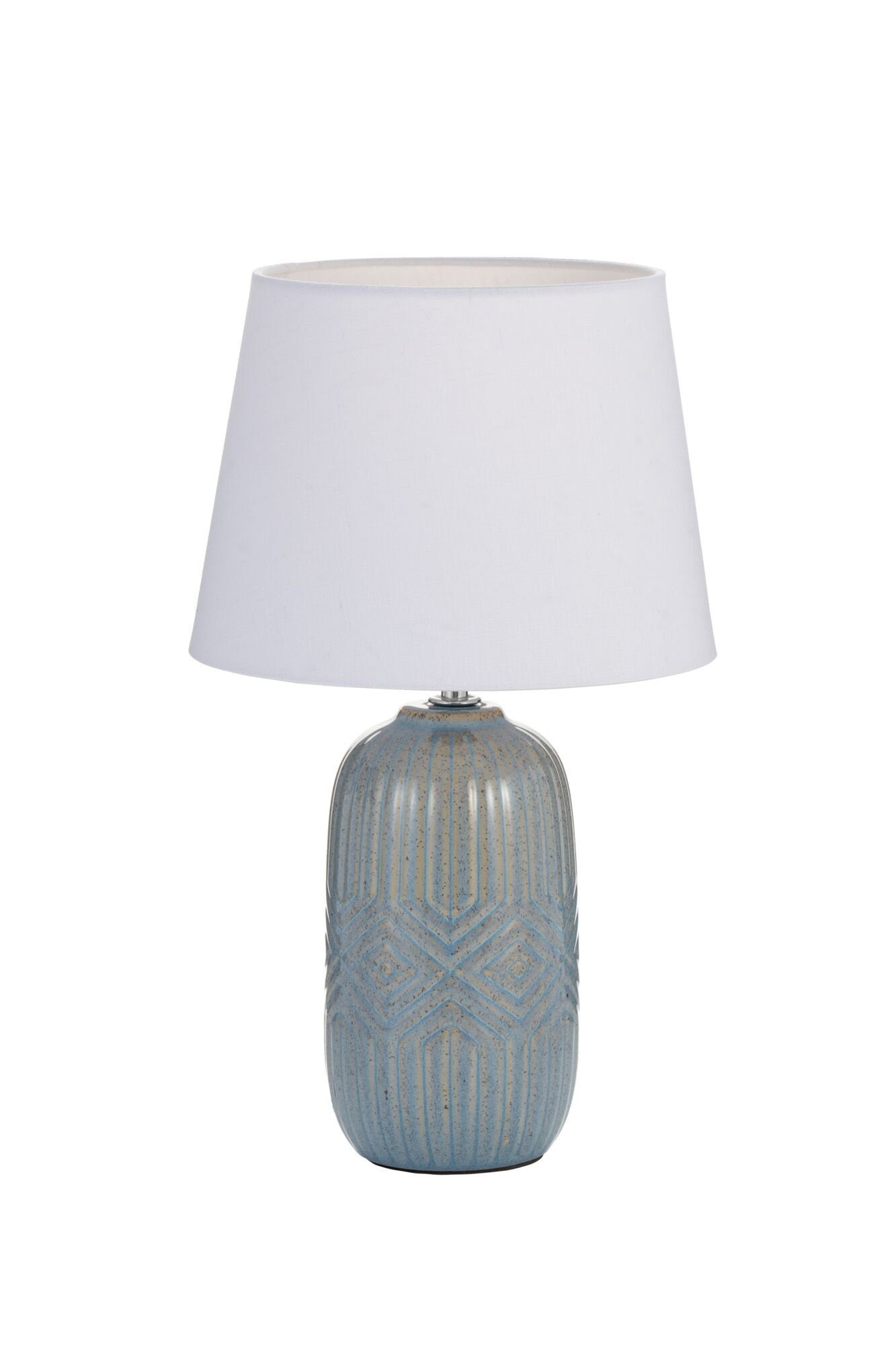 Pauleen Tafellamp Glowing Hug max20W blauw/beige 230V stof/keramiek