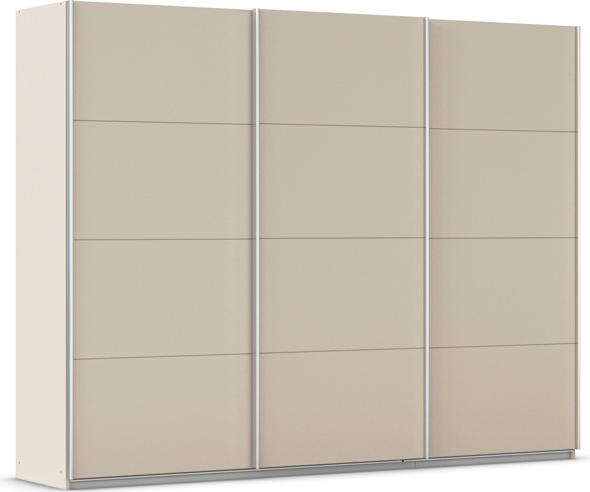 rauch Schuifdeurkast Kledingkast kast garderobe AGORDO met decor- of hoogglansfront doordachte binnenuitrusting, in 4 breedtes en 2 hoogtes made in germany