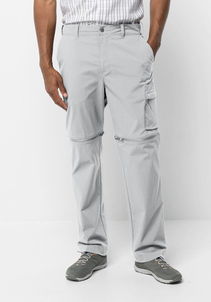 Jack Wolfskin Wanderthirst Zip Pants Men Zip-Off-broek Heren 50 grijs cool grey