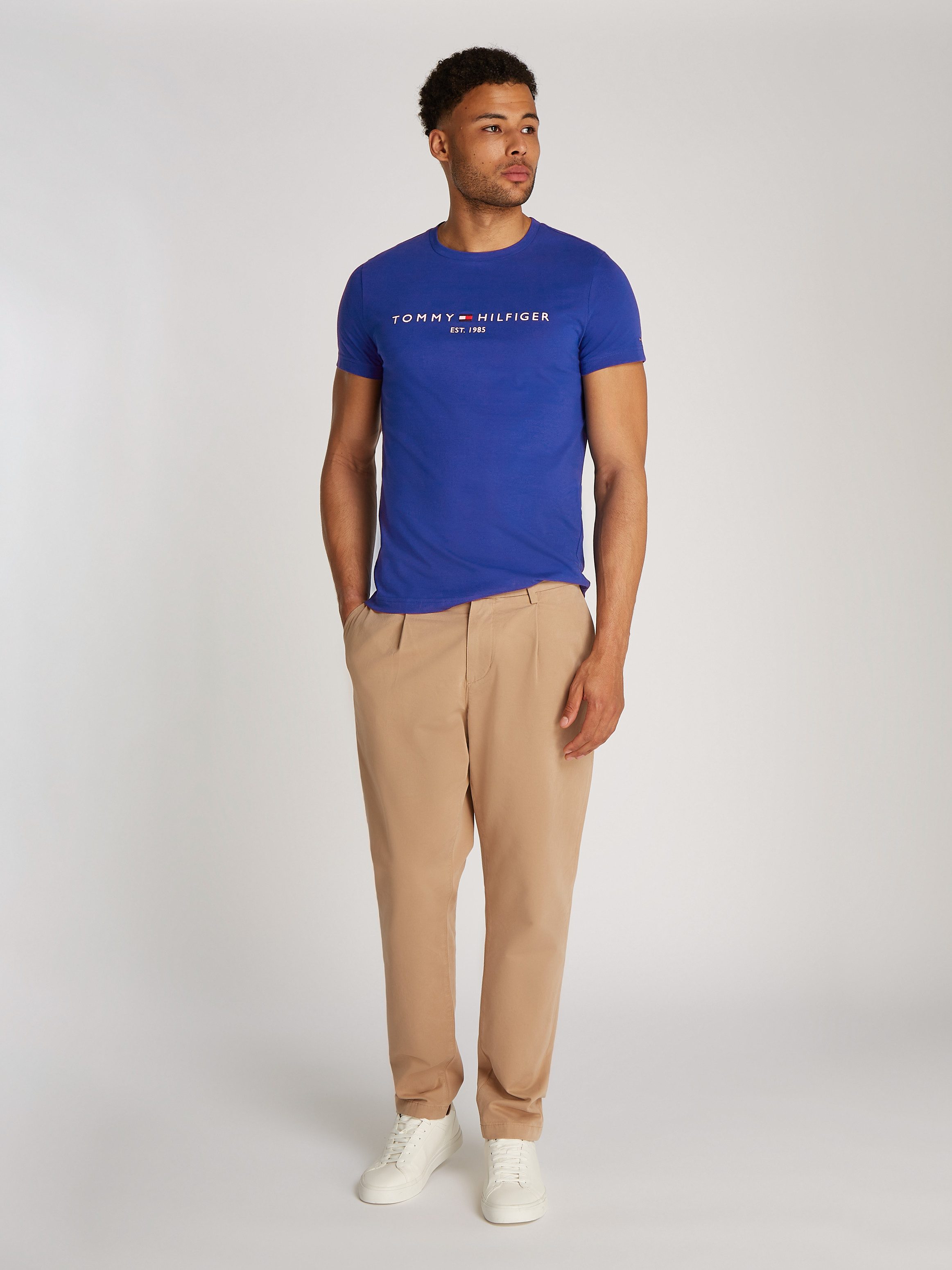 Tommy Hilfiger T-shirt Tommy Logo Tee van duurzaam katoen