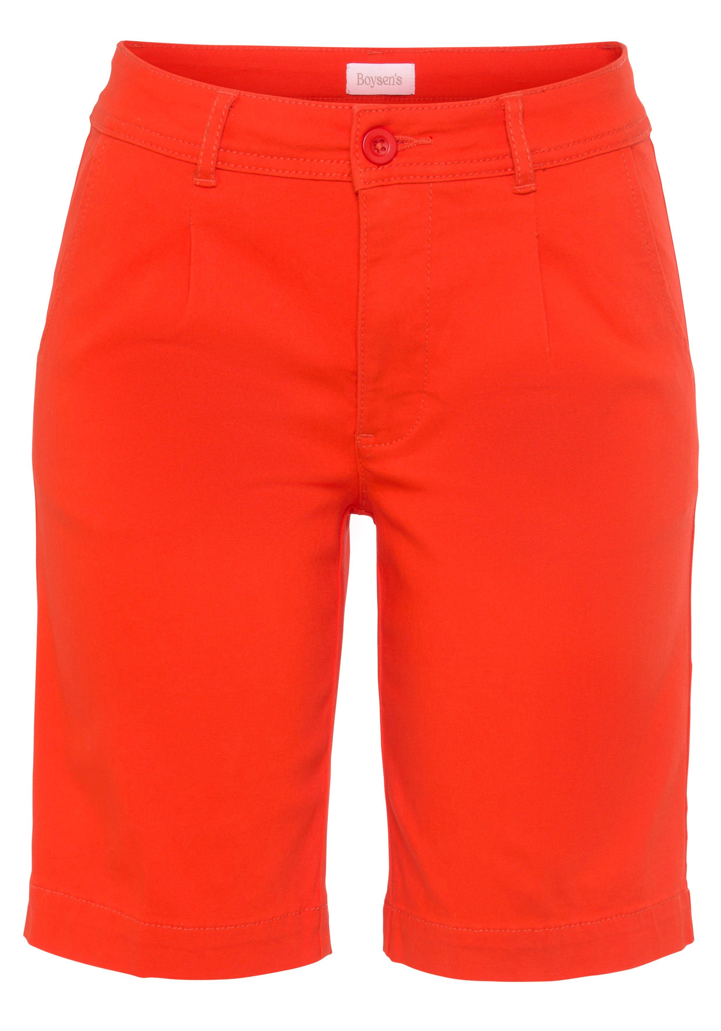 Boysen's Bermuda met kleurrijke plooien in comfortabele vorm nieuwe collectie