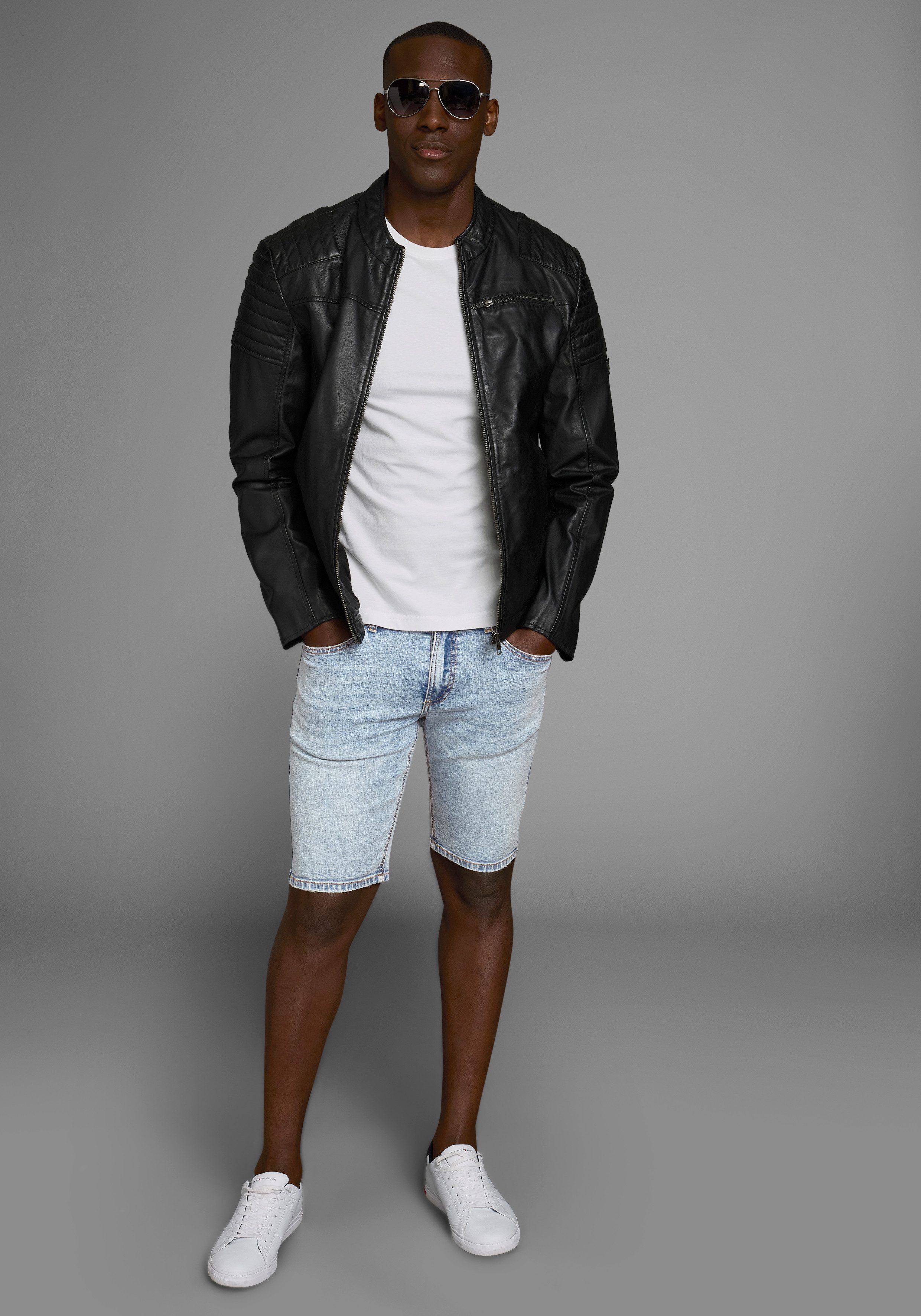 Bruno Banani Jeansshort Hutch-Shorts lage taillehoogte