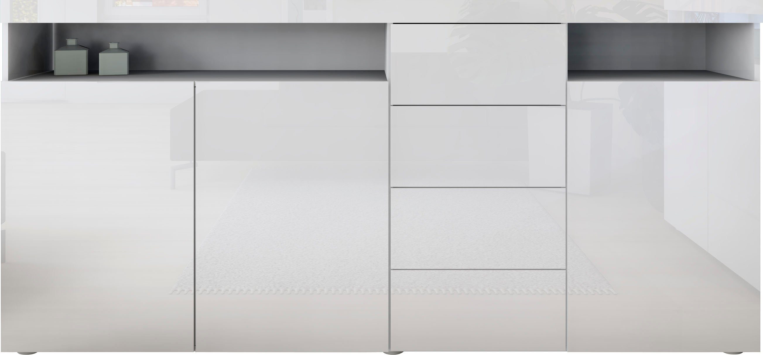 borchardt Möbel Highboard Kaapstad Breedte 200 cm