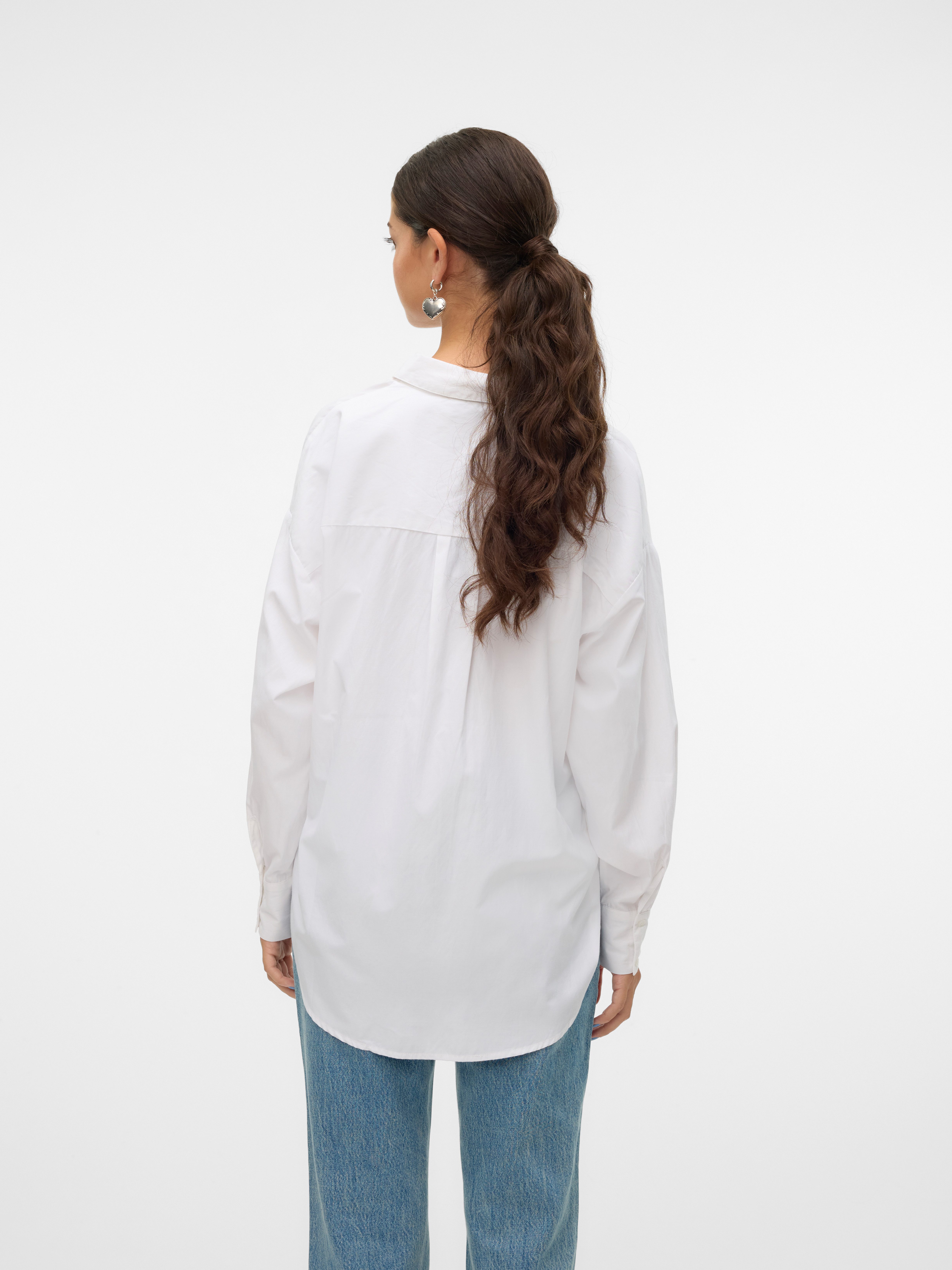 Vero Moda Blouse met lange mouwen VMFANNI LS SHIRT WVN GA NOOS
