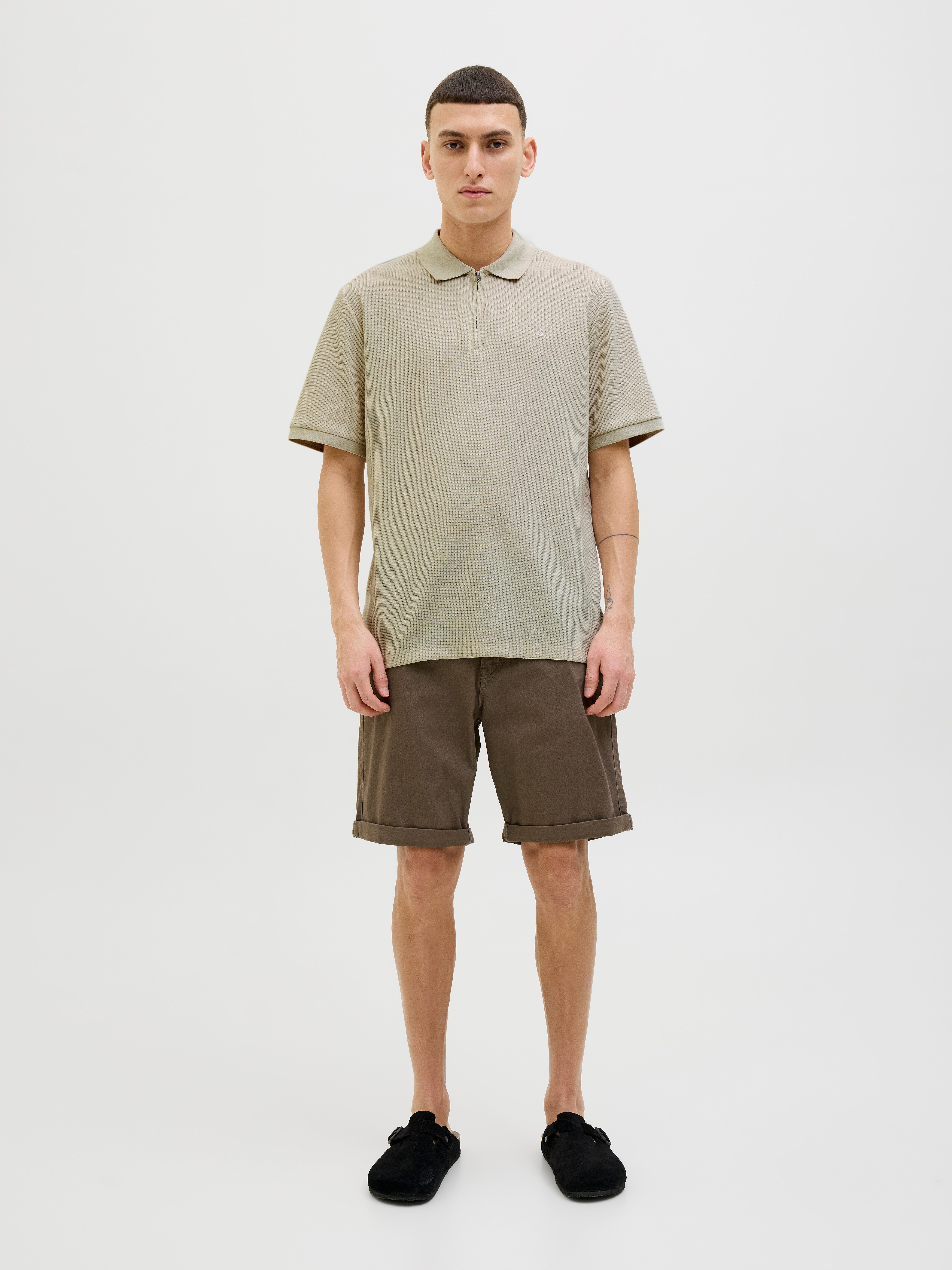 Jack & Jones Poloshirt JJEAUSTIN ZIP POLO SS NOOS