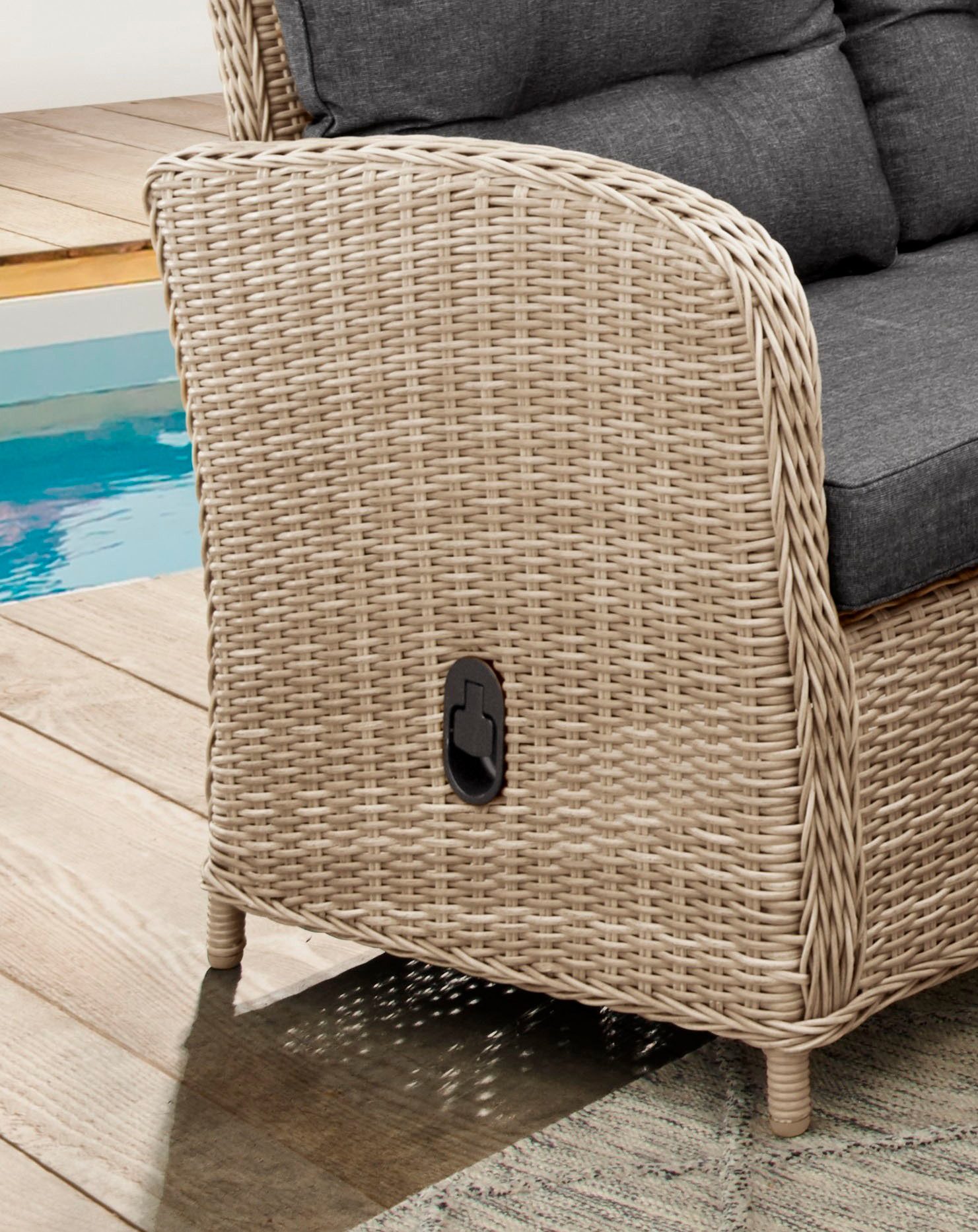 Destiny Tuinset Merano Aluminium, polyrotan (set, 11-delig)
