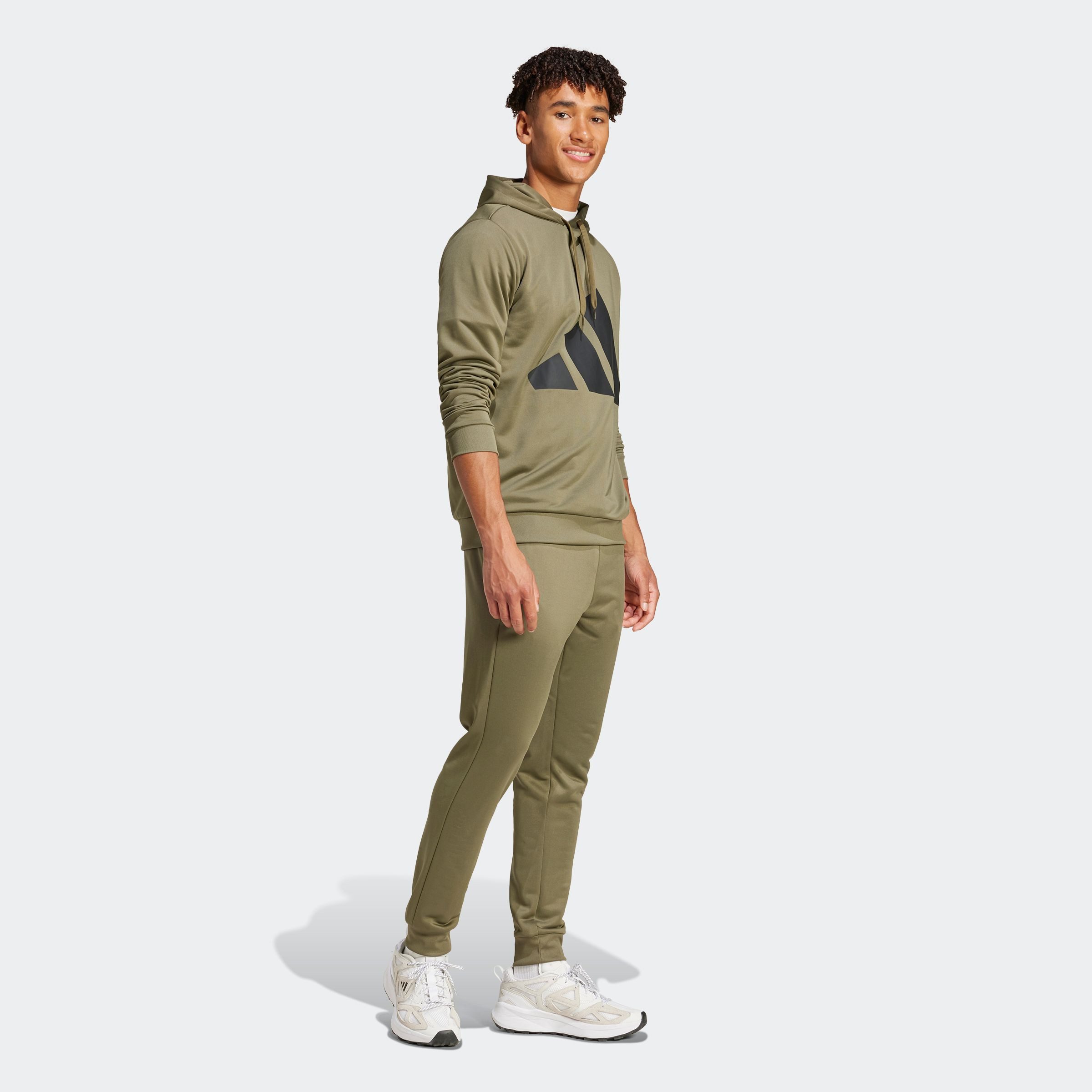 adidas Sportswear Trainingspak M BL FT HD TS van zacht french-terry materiaal, hoodie (2-delig)