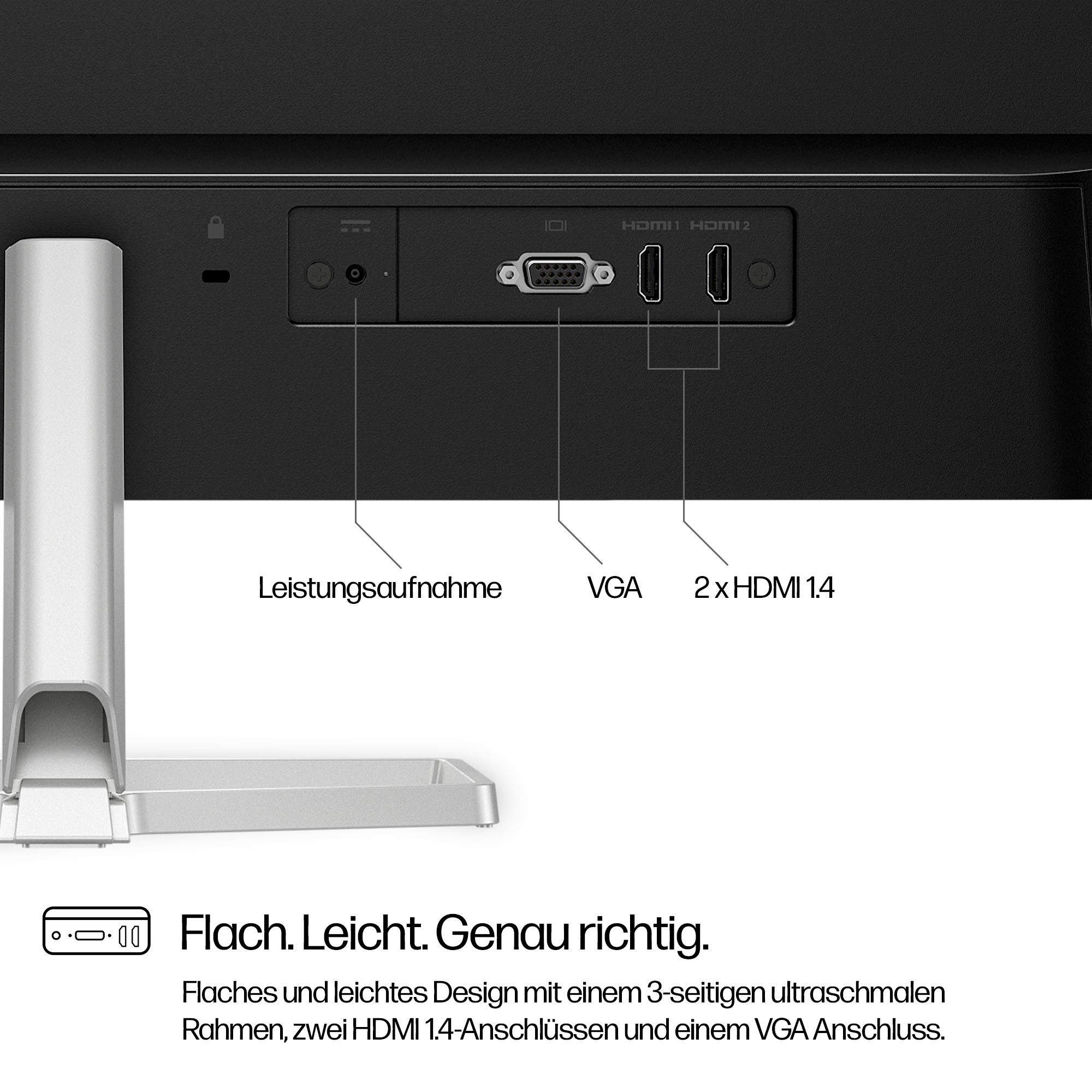 HP Ledscherm 527sf (HSD-0173-K), 69 cm / 27", Full HD