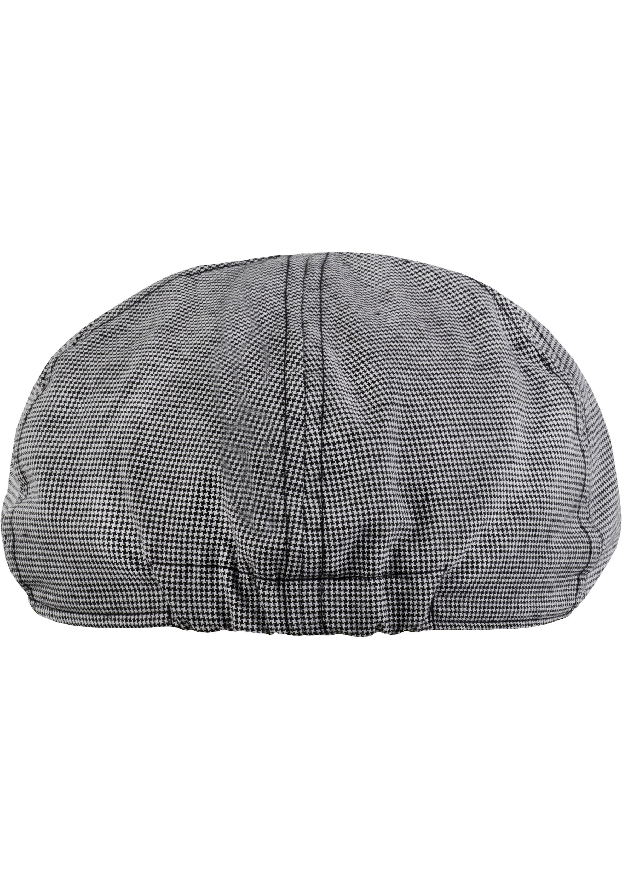 chillouts Sportpet Kyoto hat Flat cap met fijn ruitpatroon