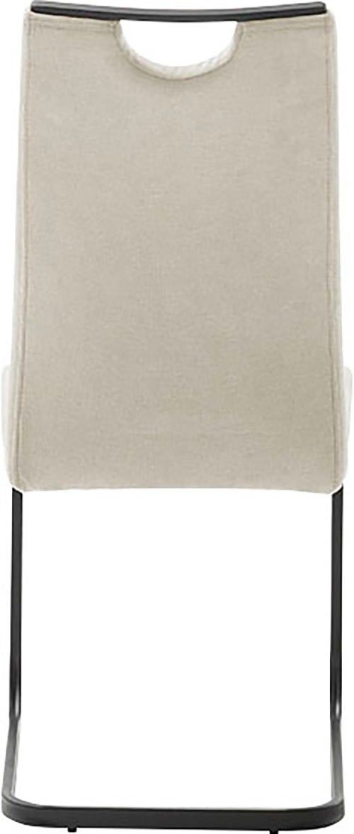 MCA furniture Vrijdragende stoel MCA DERESINA sledestoel met handgreep (4-set), schommelstoelen met handgreep, comfort zithoogte van ca. 48 cm