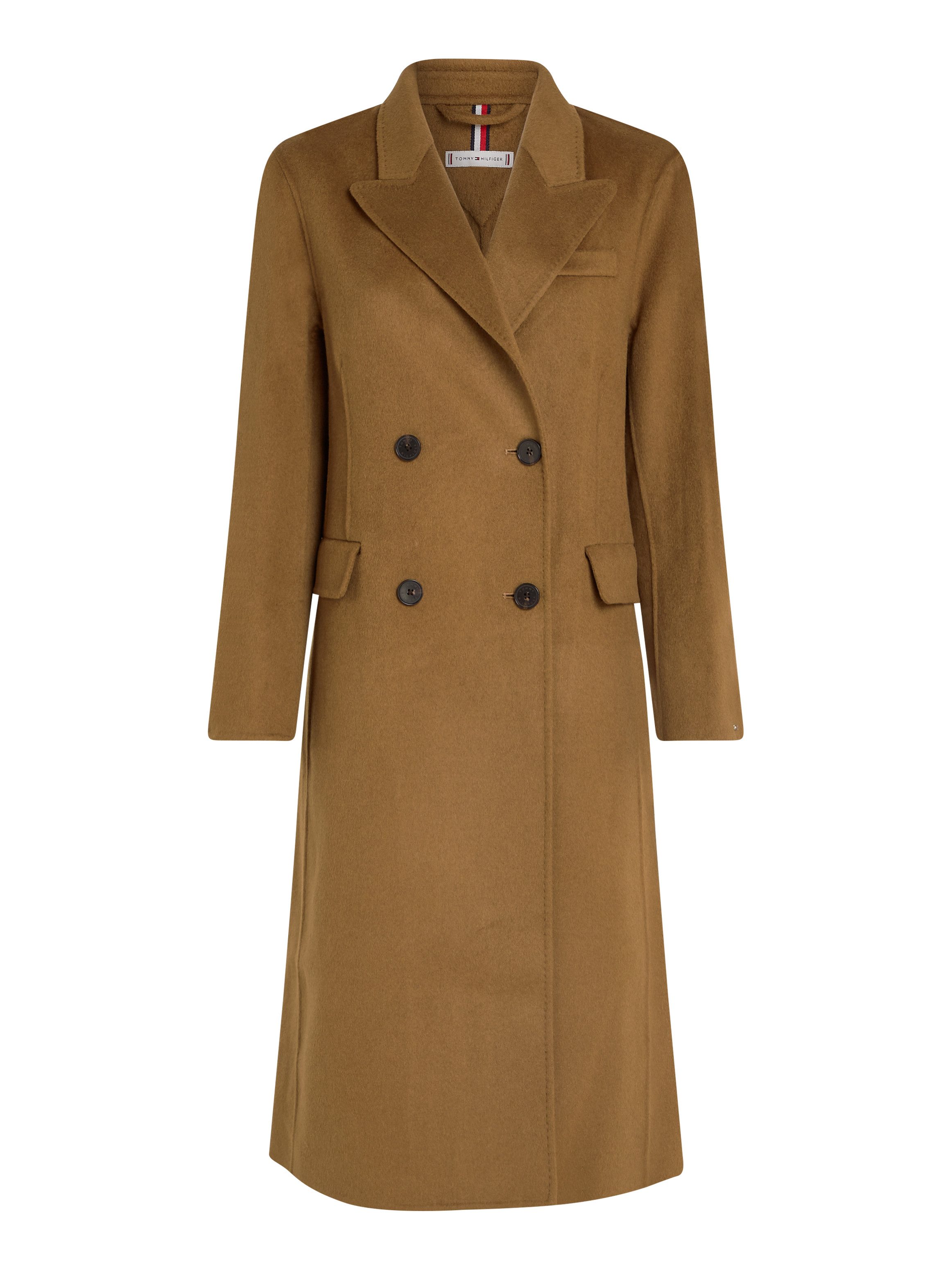 Tommy Hilfiger Winterjas MD DF WOOL BLEND DB COAT met logoborduursel