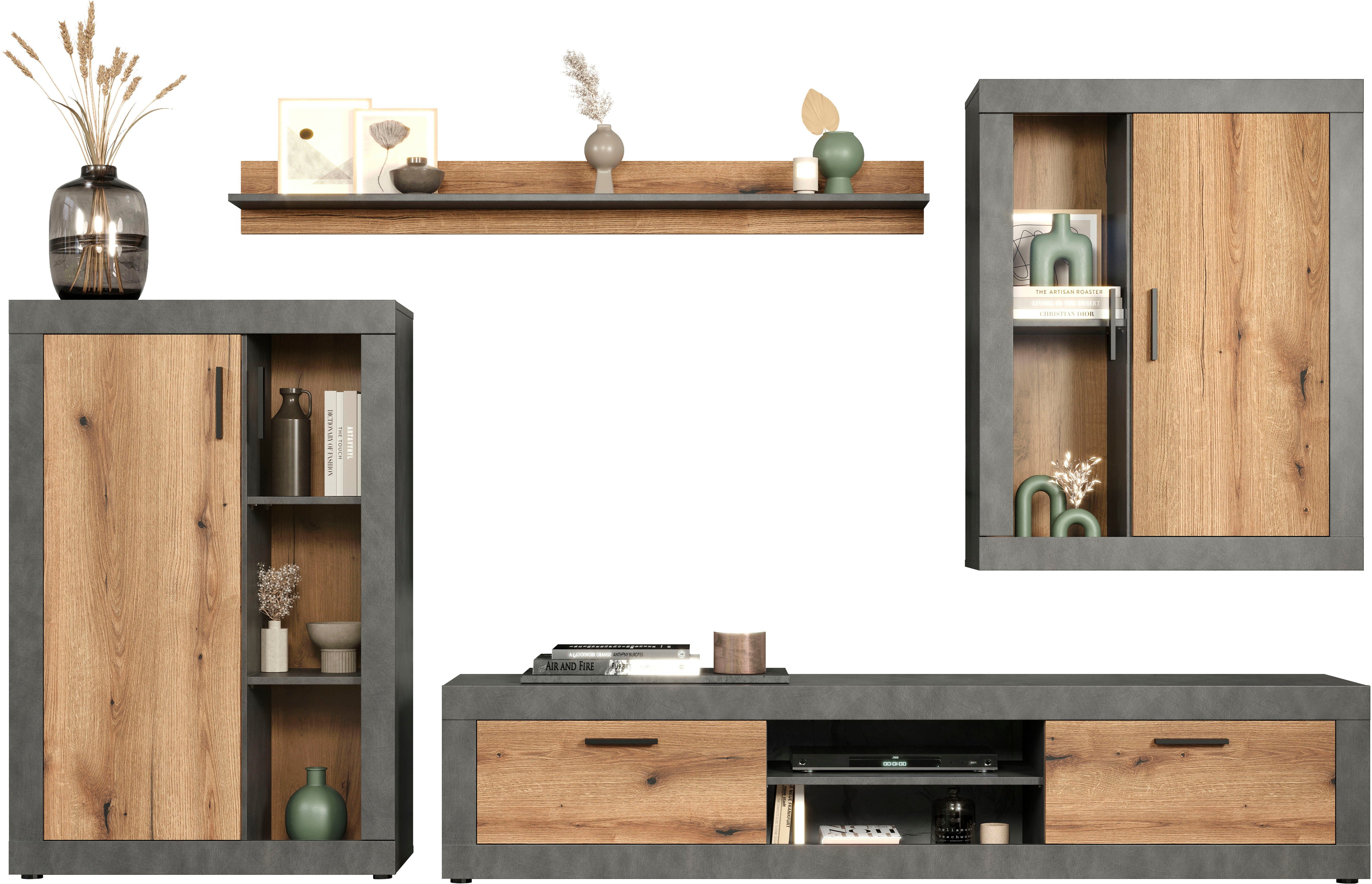 INOSIGN Wandmeubel Salvada royale bergruimte (complete set, 4-delig)
