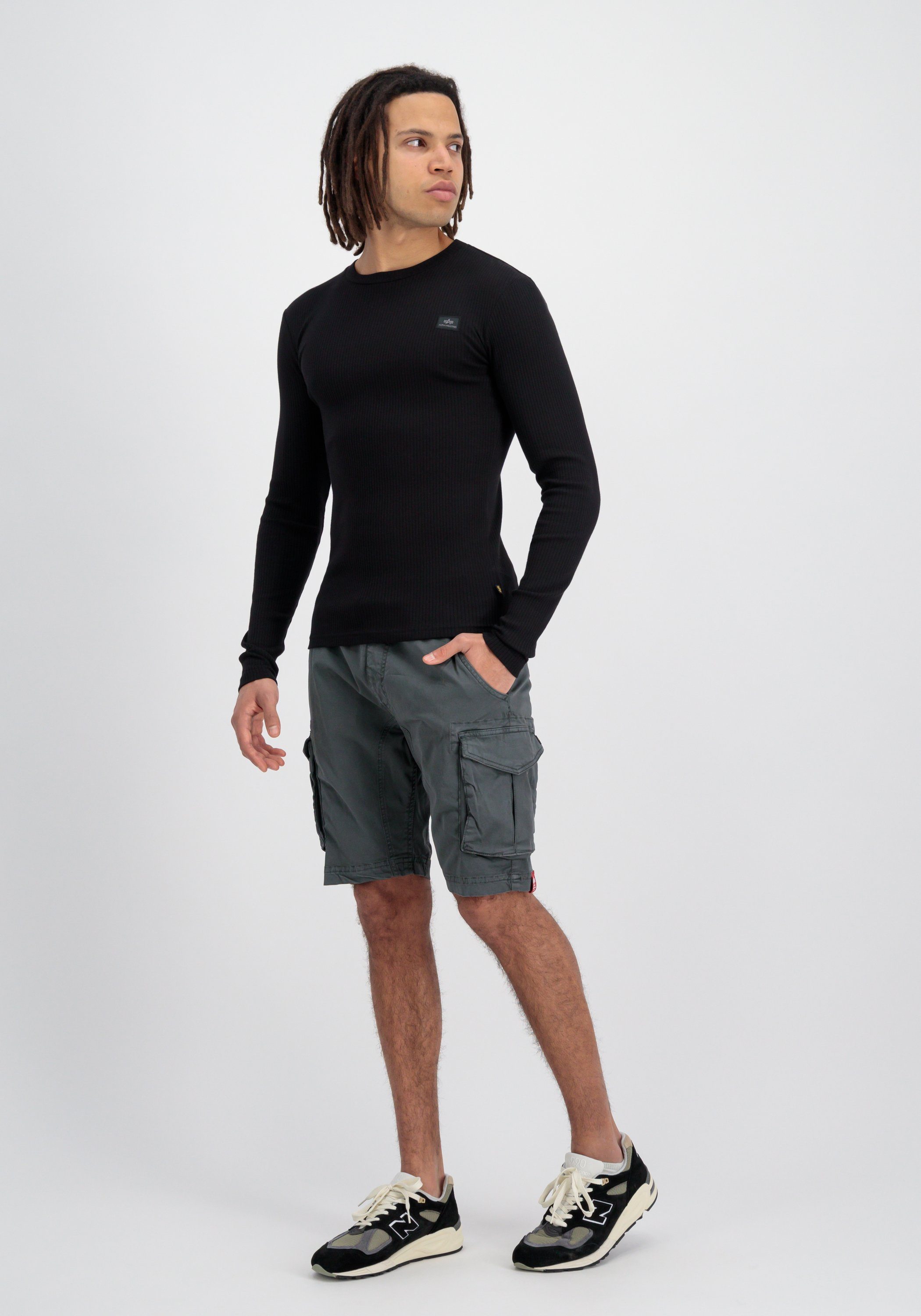 Alpha Industries Longsleeve Alpha Industries Men - Longsleeves X-Fit Rib LS
