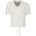 garcia t-shirt ge10002 met knoopdetail wit
