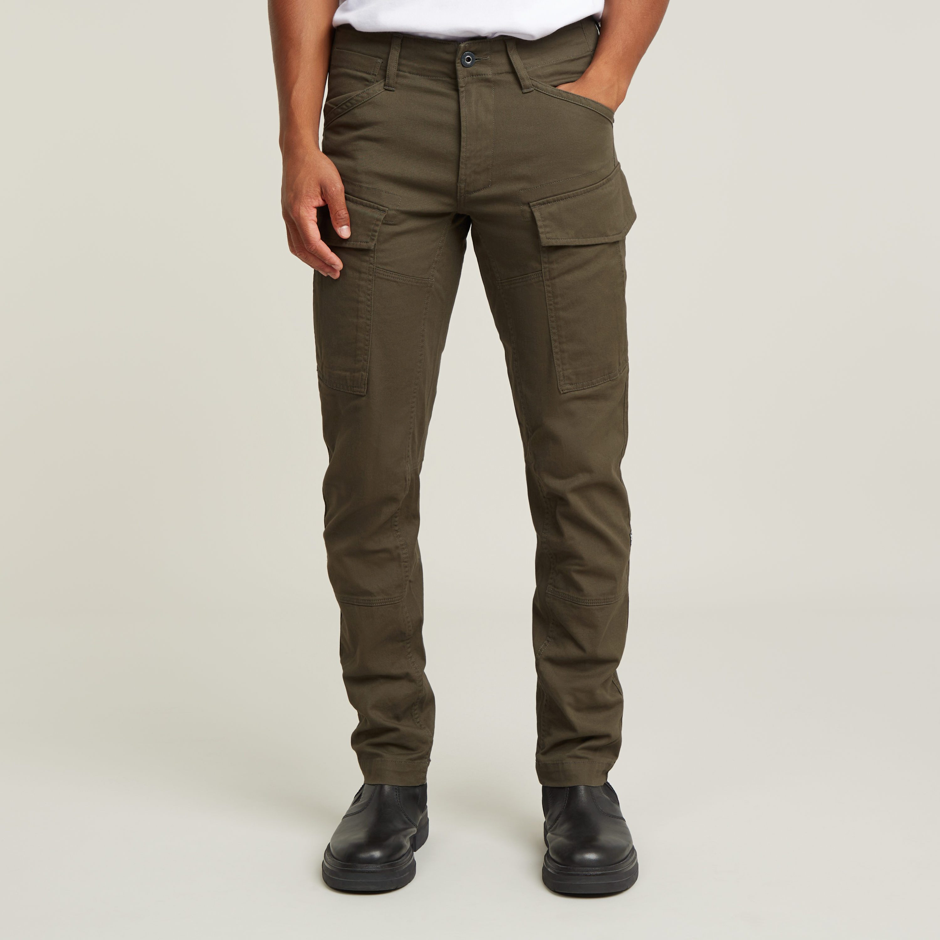 G-Star RAW Cargobroek Rovic Cargo regular tapered heren cargobroeken maat 32 grijs