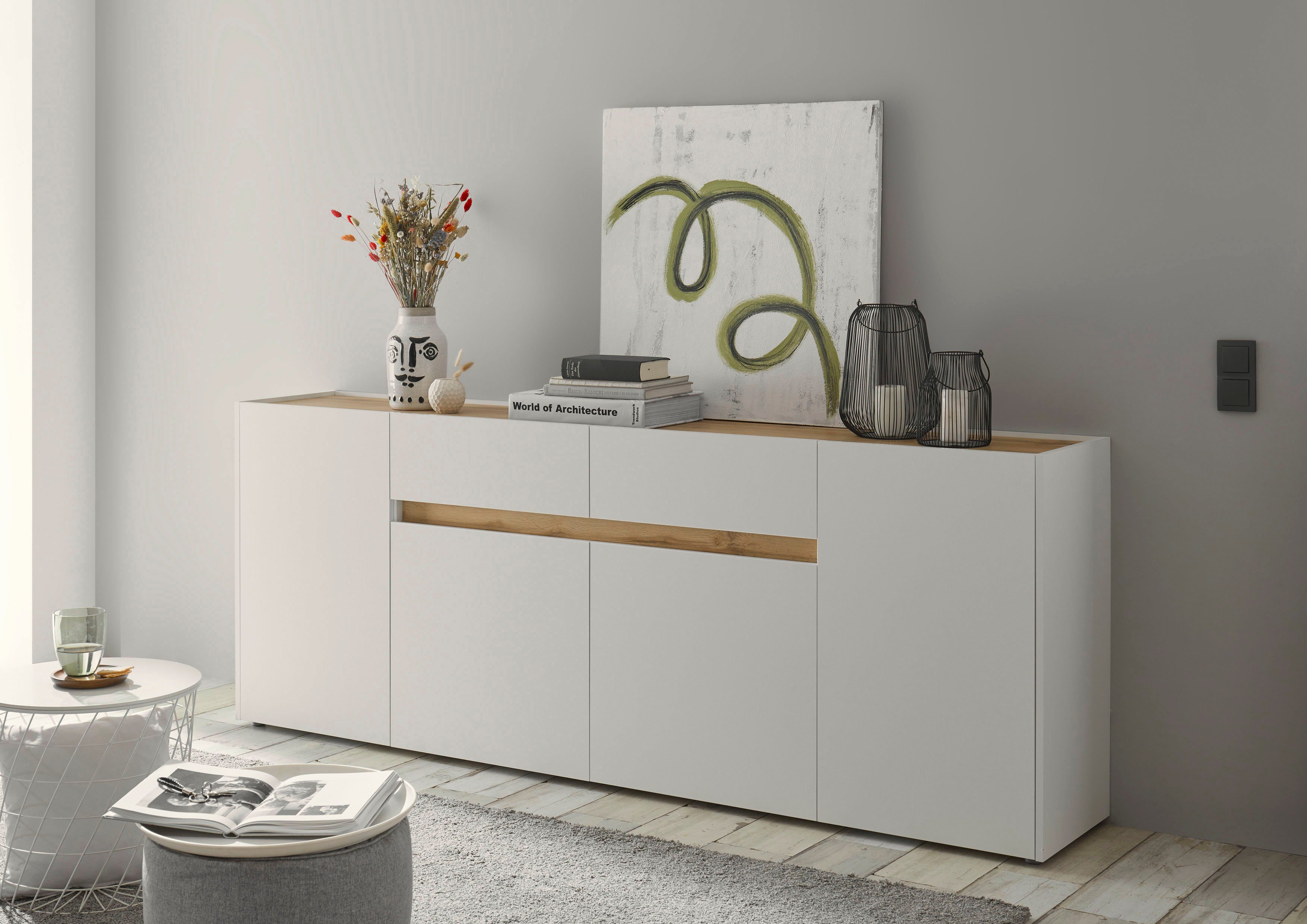 INOSIGN Dressoir City/Giron Breedte ca. 224 cm