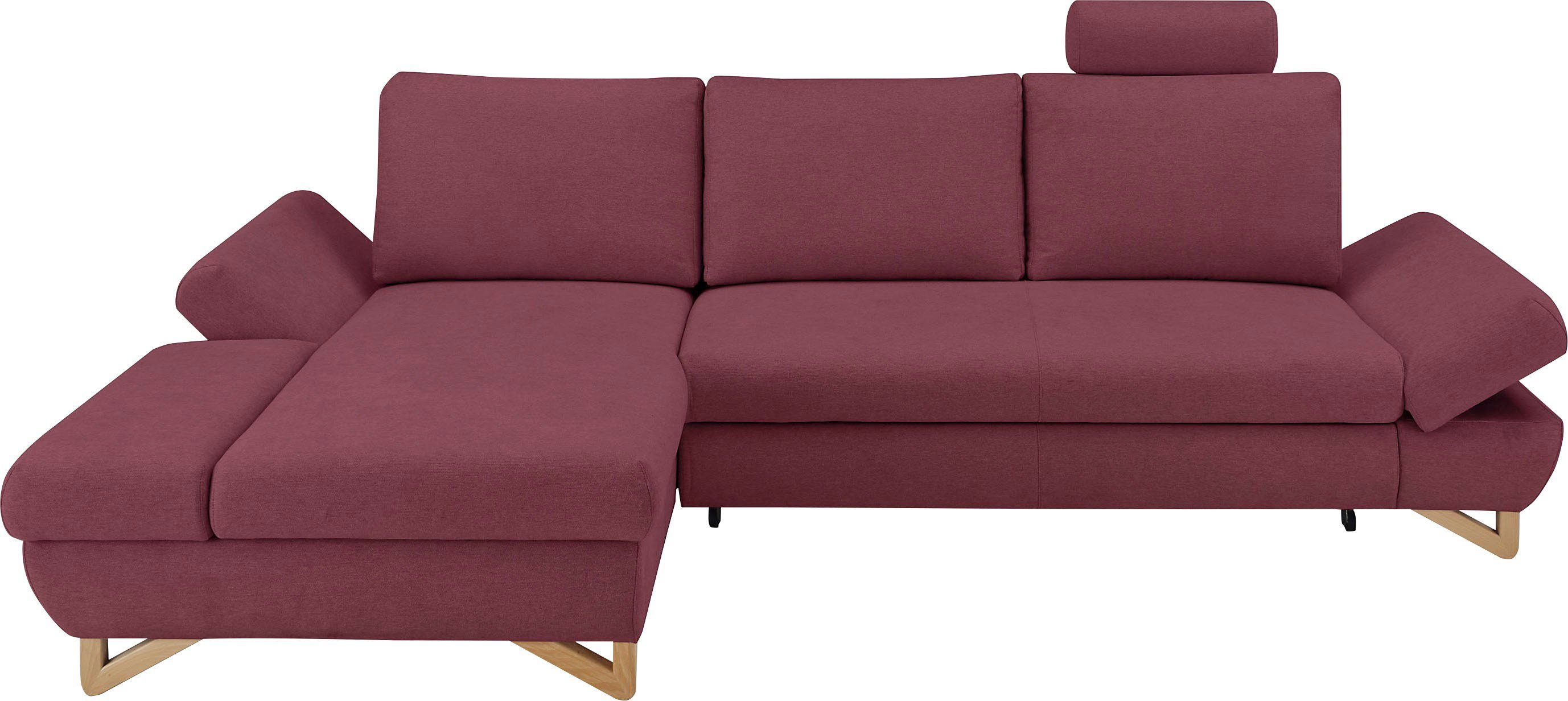 INOSIGN Slaapbank City/Giron comfortabele slaapbank (ligoppervlak 245 x 138 cm) en bedlade