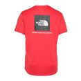 the north face functioneel shirt reaxion red box tee rood