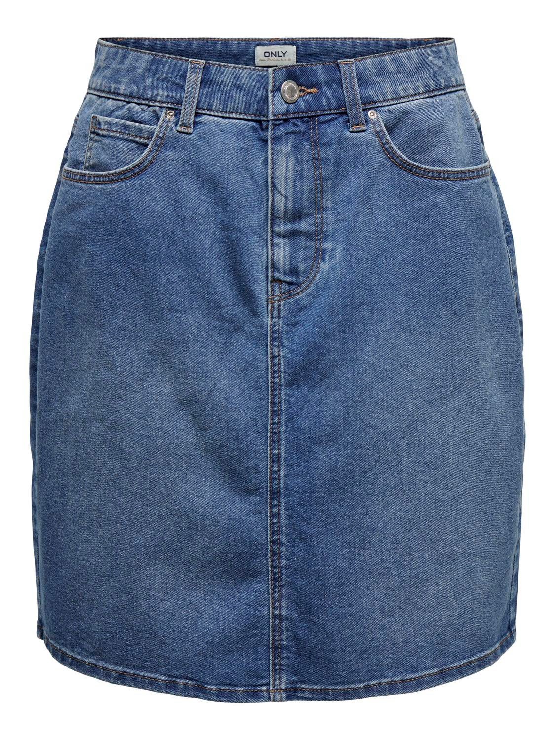 Only Jeans rok ONLWONDER HW DNM SKIRT PIM NOOS
