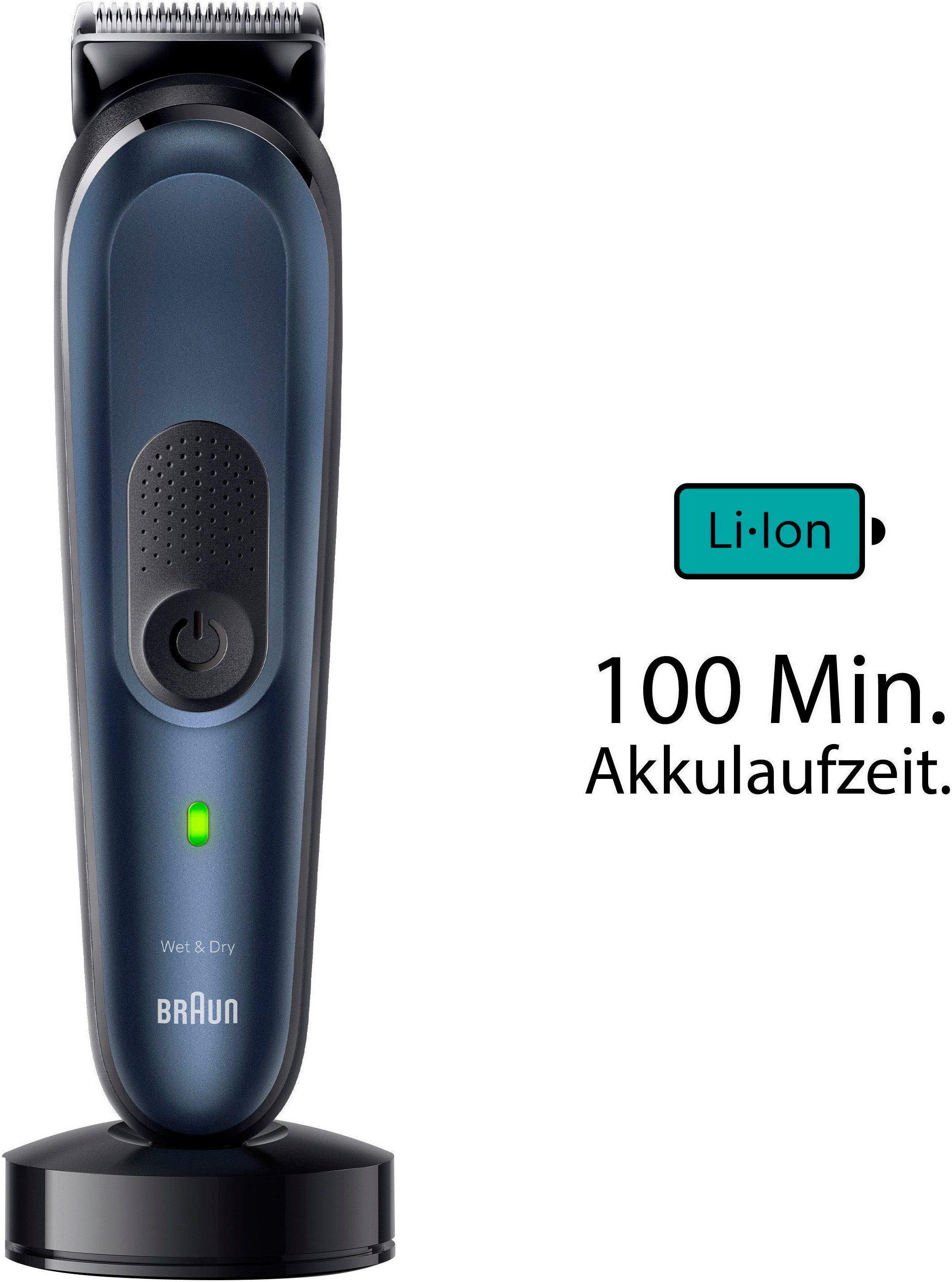 Braun Tondeuse All-In-One Styling Set MGK7450 waterdicht, 11-in-1 baardtrimmer (set)