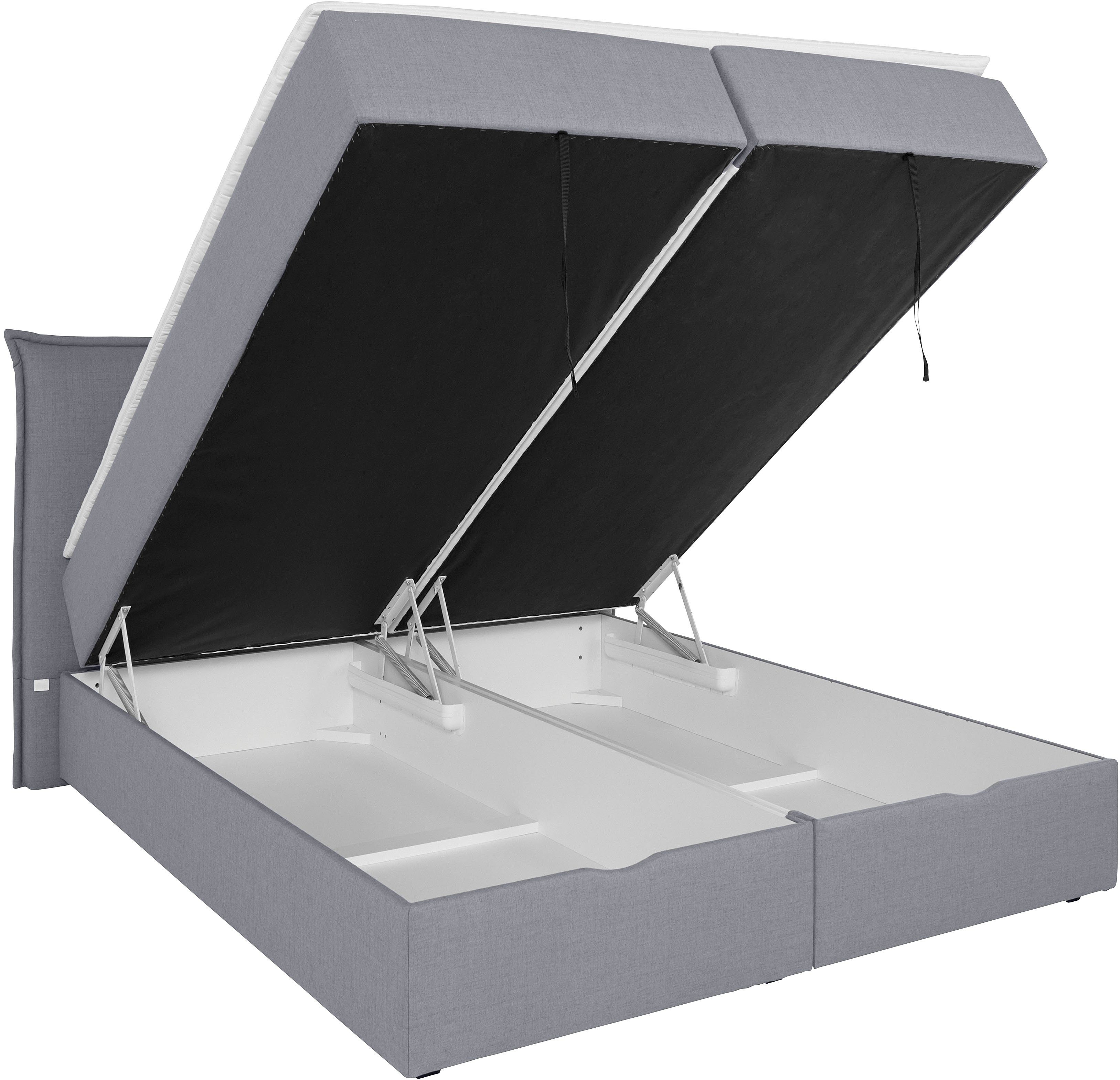 andas Boxspring Lichtgewicht inclusief bedkist & topmatras, in 4 breedten en 2 hardheden