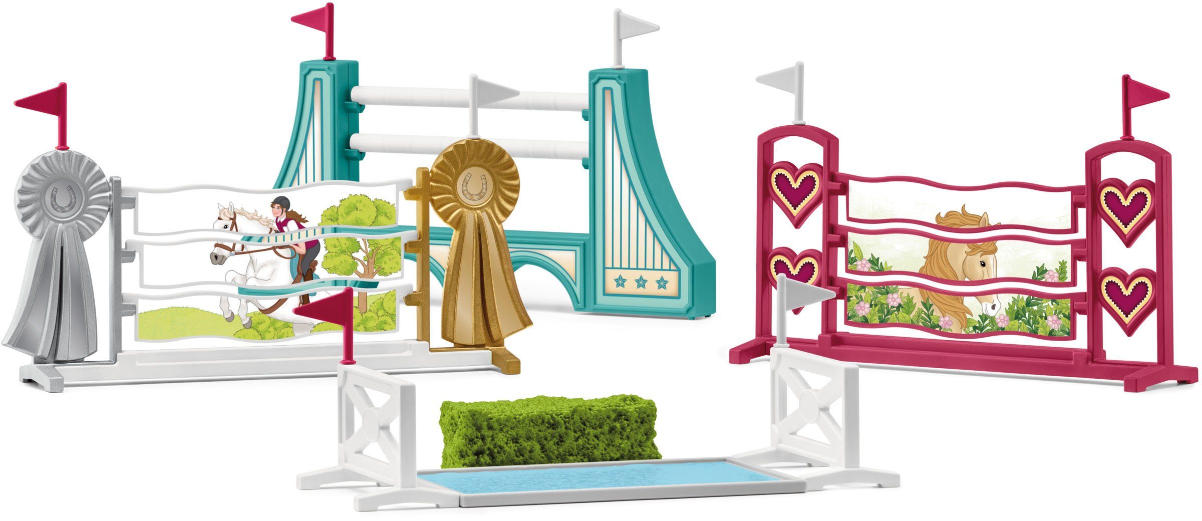 Schleich® Speelwereld HORSE club, hindernissen accessoires (42612)