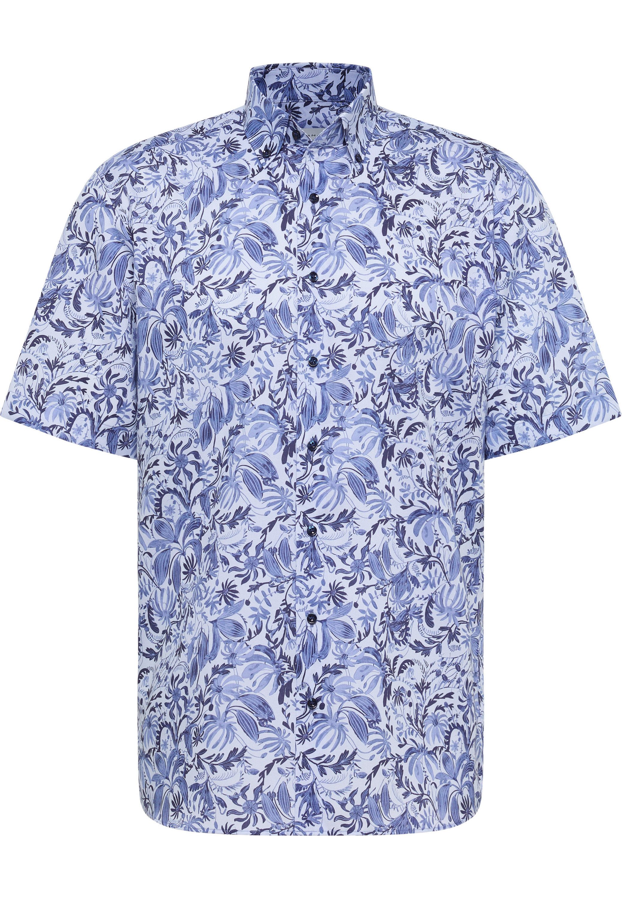 Eterna Overhemd met korte mouwen MODERN FIT NON IRON (strijkvrij)