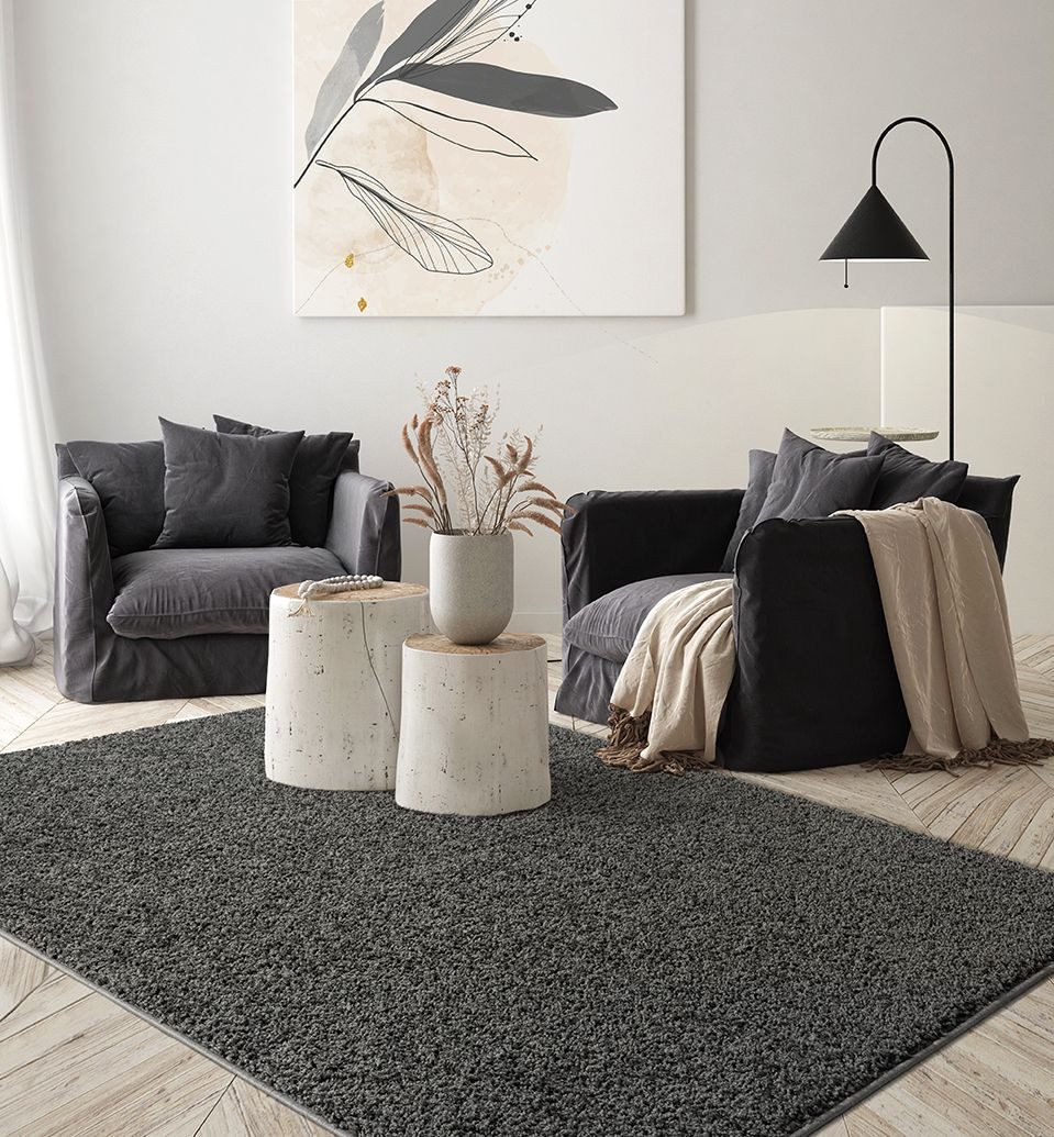 The carpet Vloerkleed Foxy Woonkamer tapijt hoogpolig wasbaar antislip