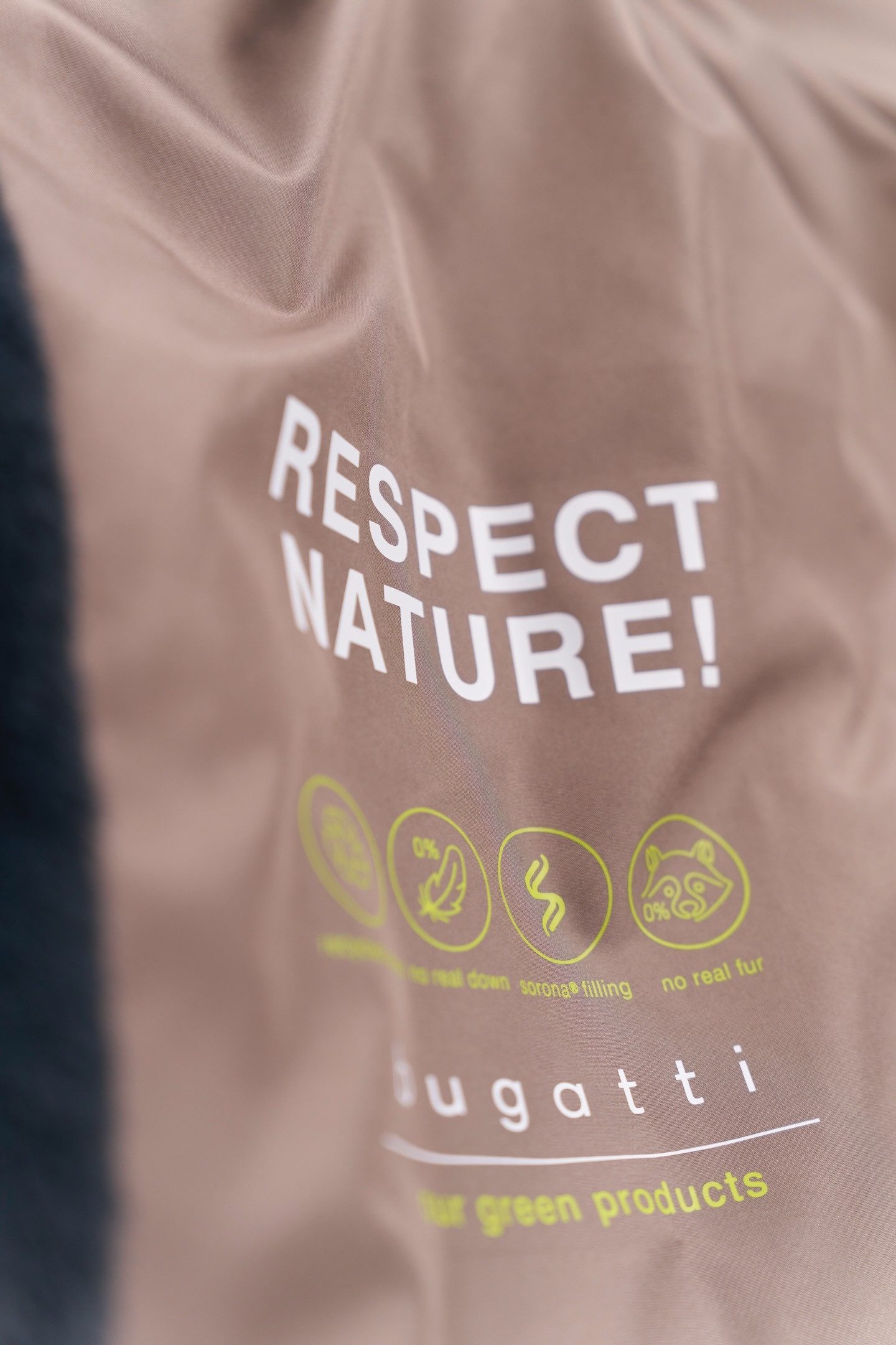 Bugatti Korte jas met afneembare capuchon