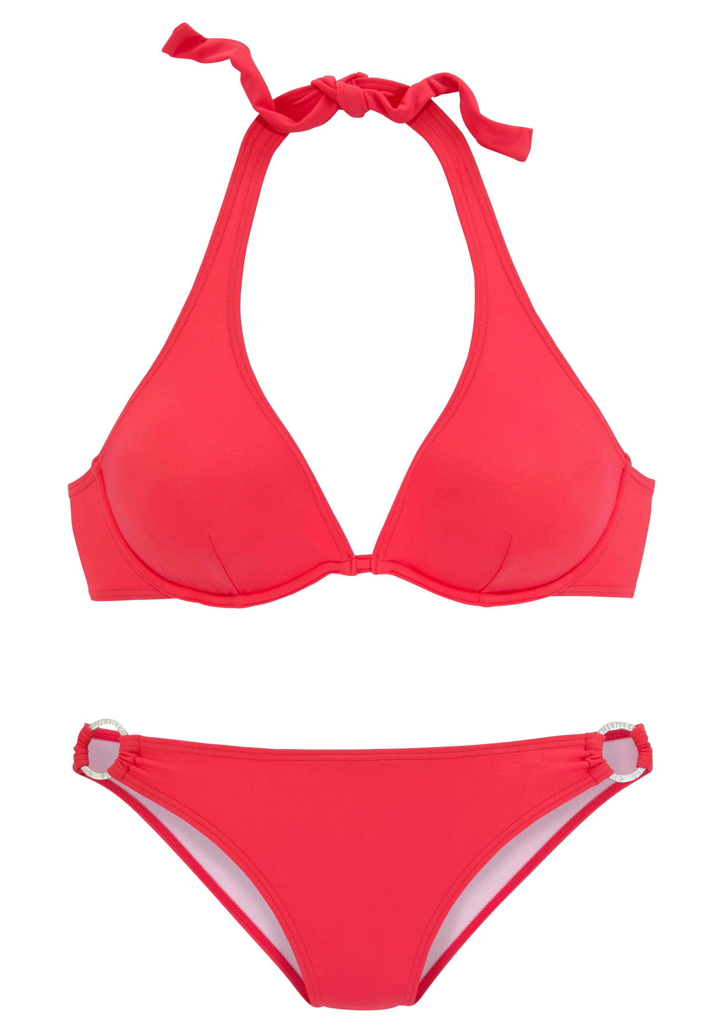 Chiemsee Beugelbikini met zilverkleurige sierring