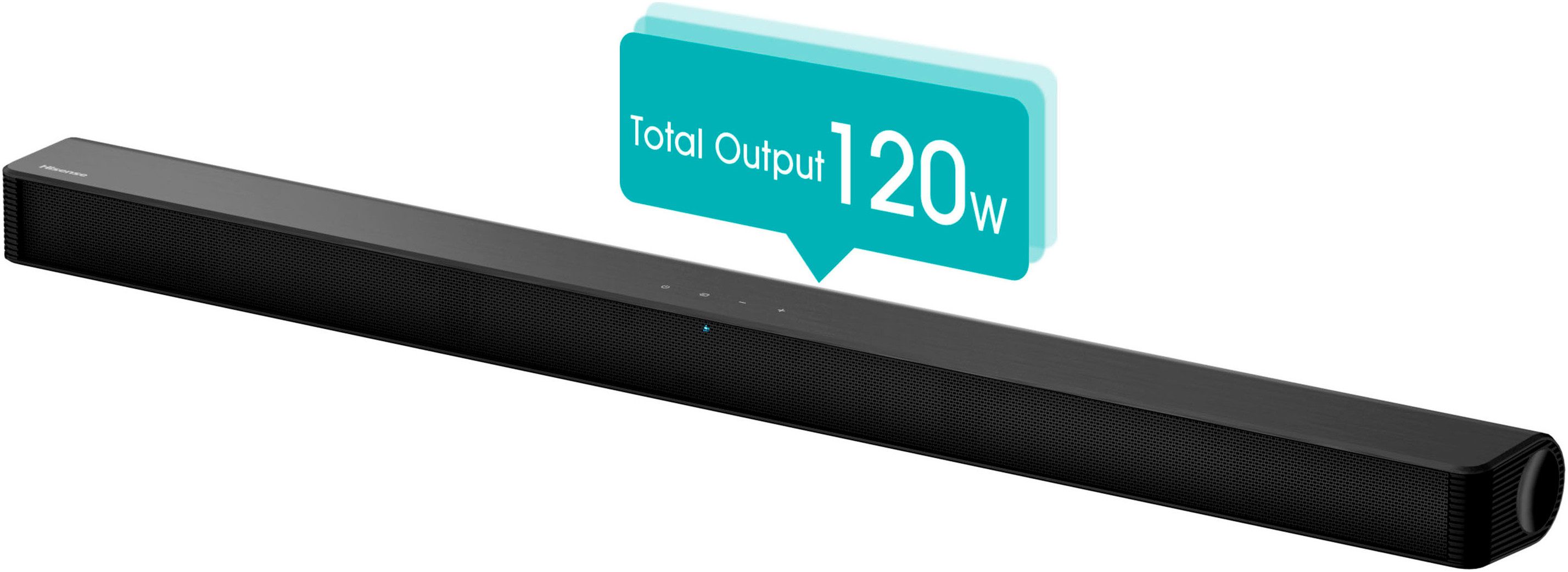 Hisense Soundbar HS205G 2.0 Kanal Soundbar, 120 Watt, zwart