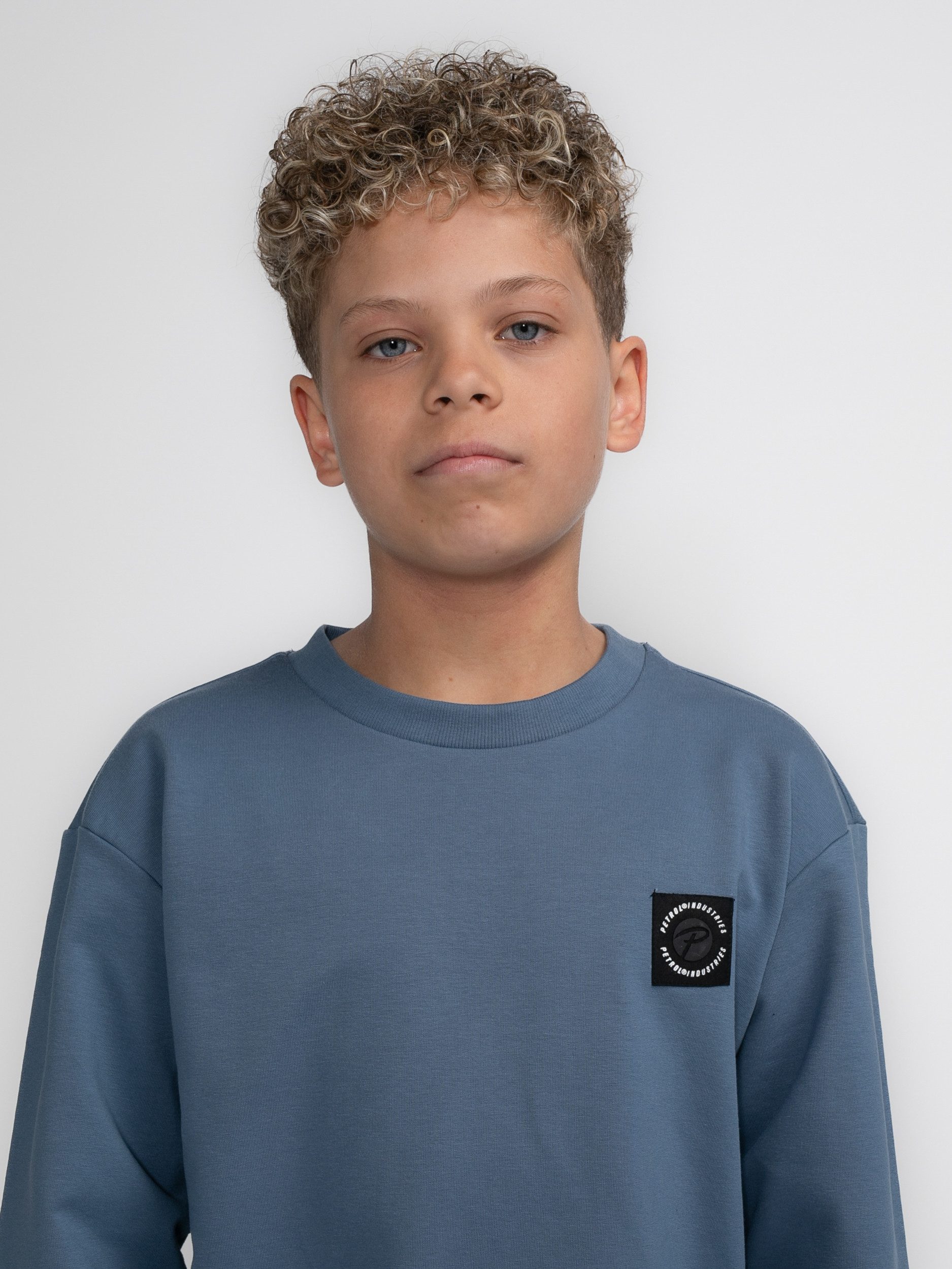 Petrol Industries Sweater met reliëf op de borst
