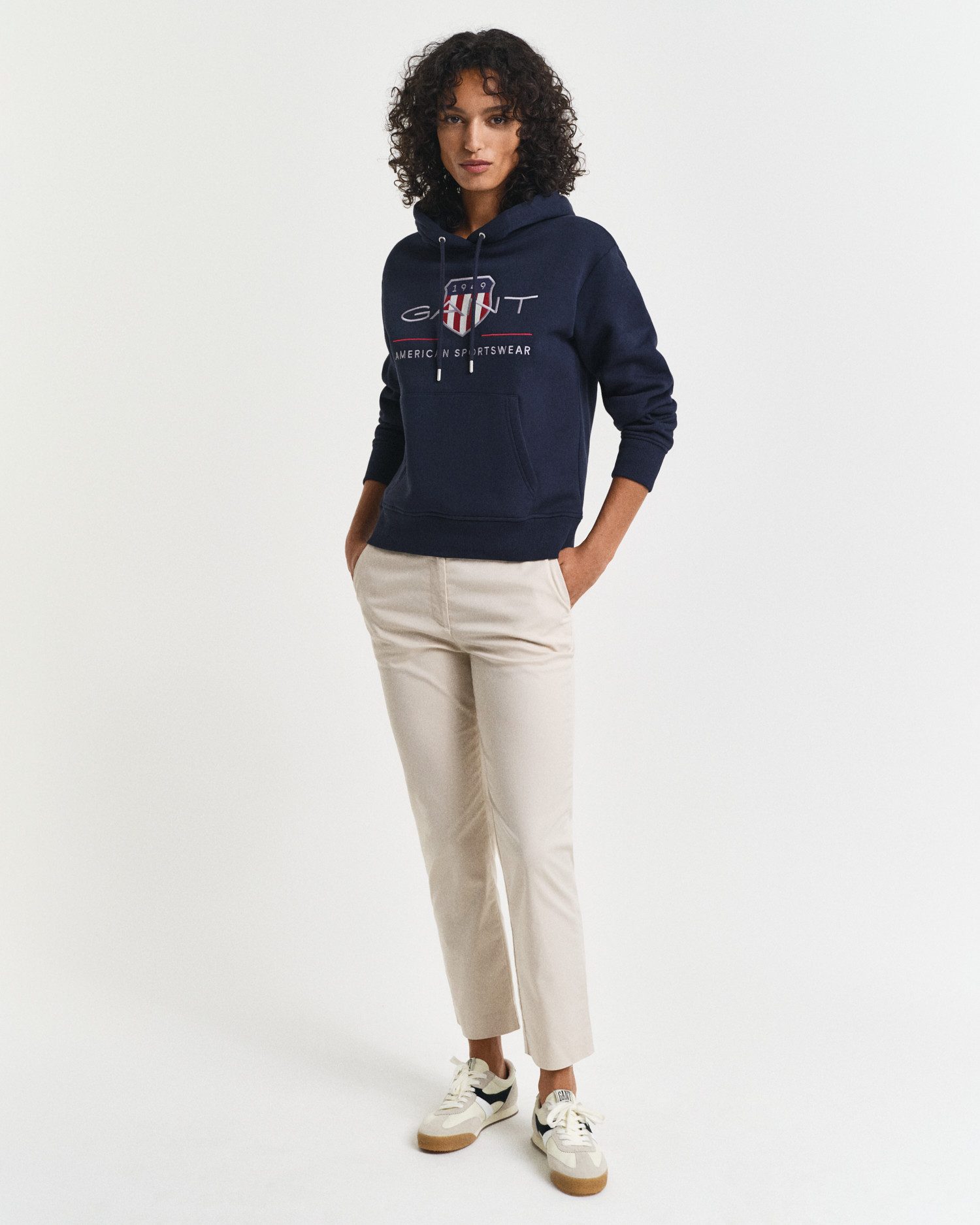 Gant Hoodie ARCHIVE SHIELD HOODIE Met een capuchon voorzien van rijgkoord