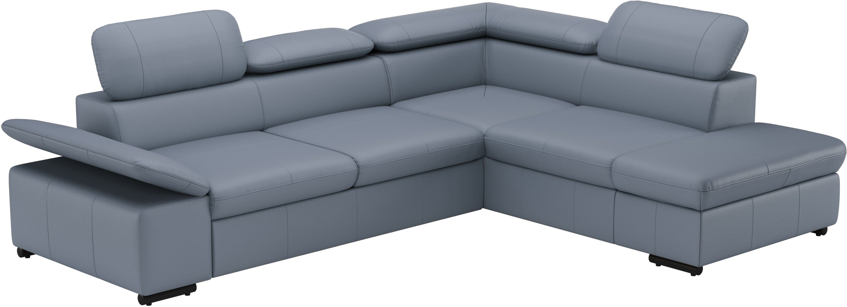 sit&more Hoekbank Alcudia L-vorm met armverstelling, optionele hoofdeindverstelling en bedfunctie