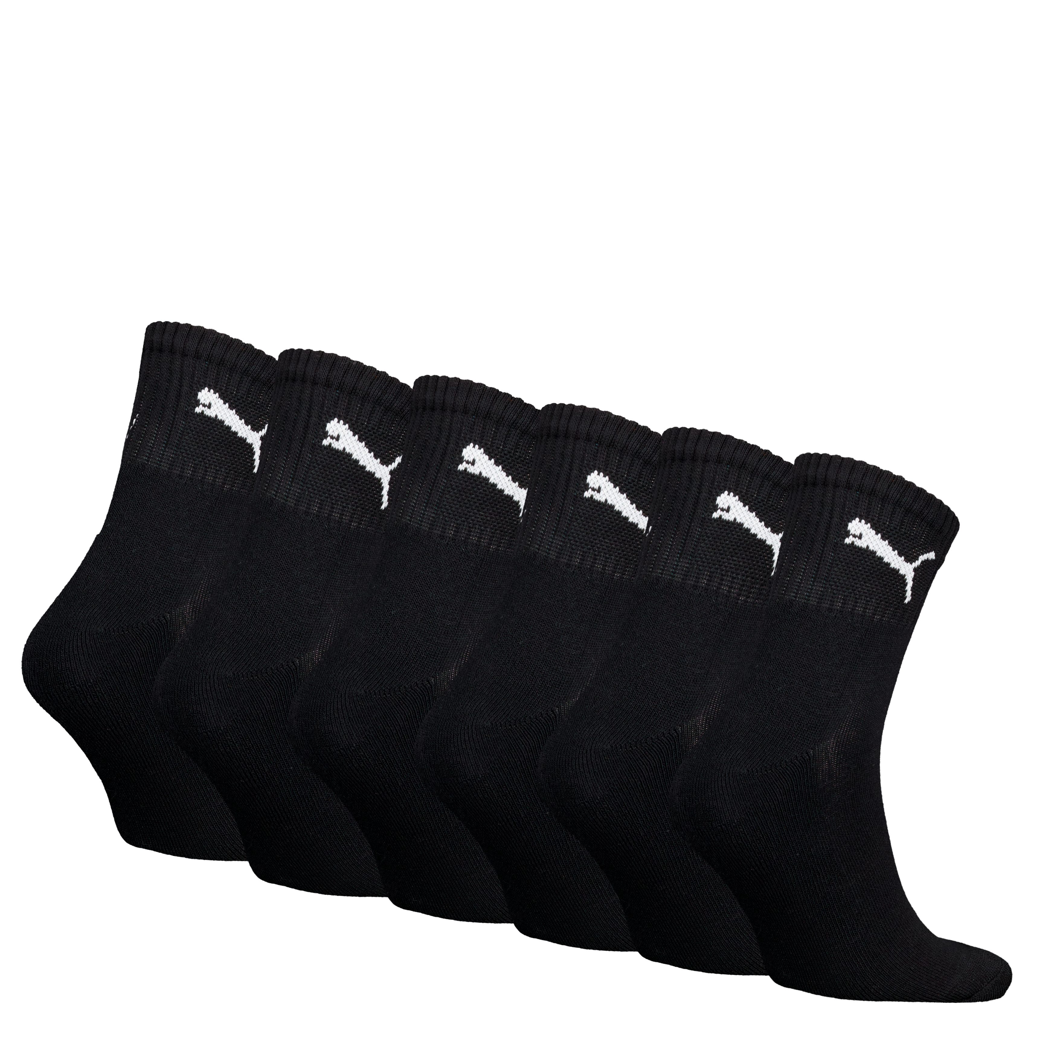 PUMA Sokken PUMA SHORT CREW 6P UNISEX ECOM Gepolsterde zool voor schokdemping en extra comfort (6 paar)
