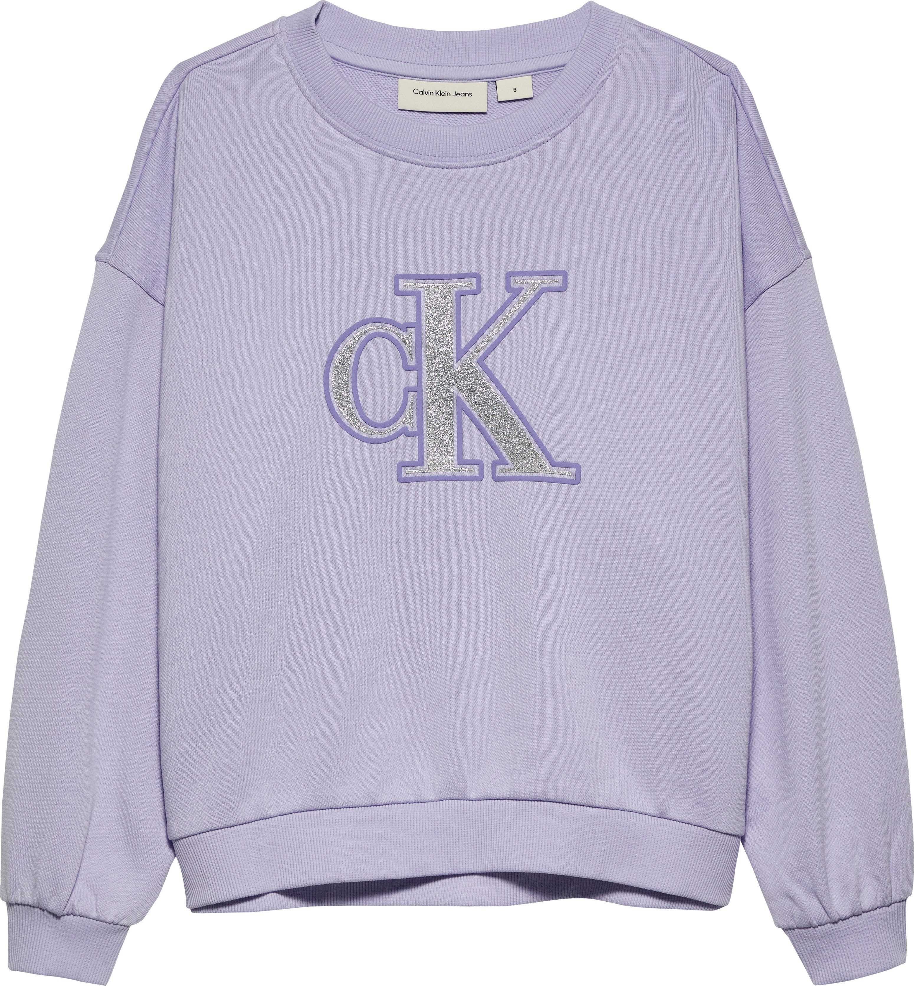 Calvin Klein Sweatshirt METALLIC CK LS CN SWEATSHIRT