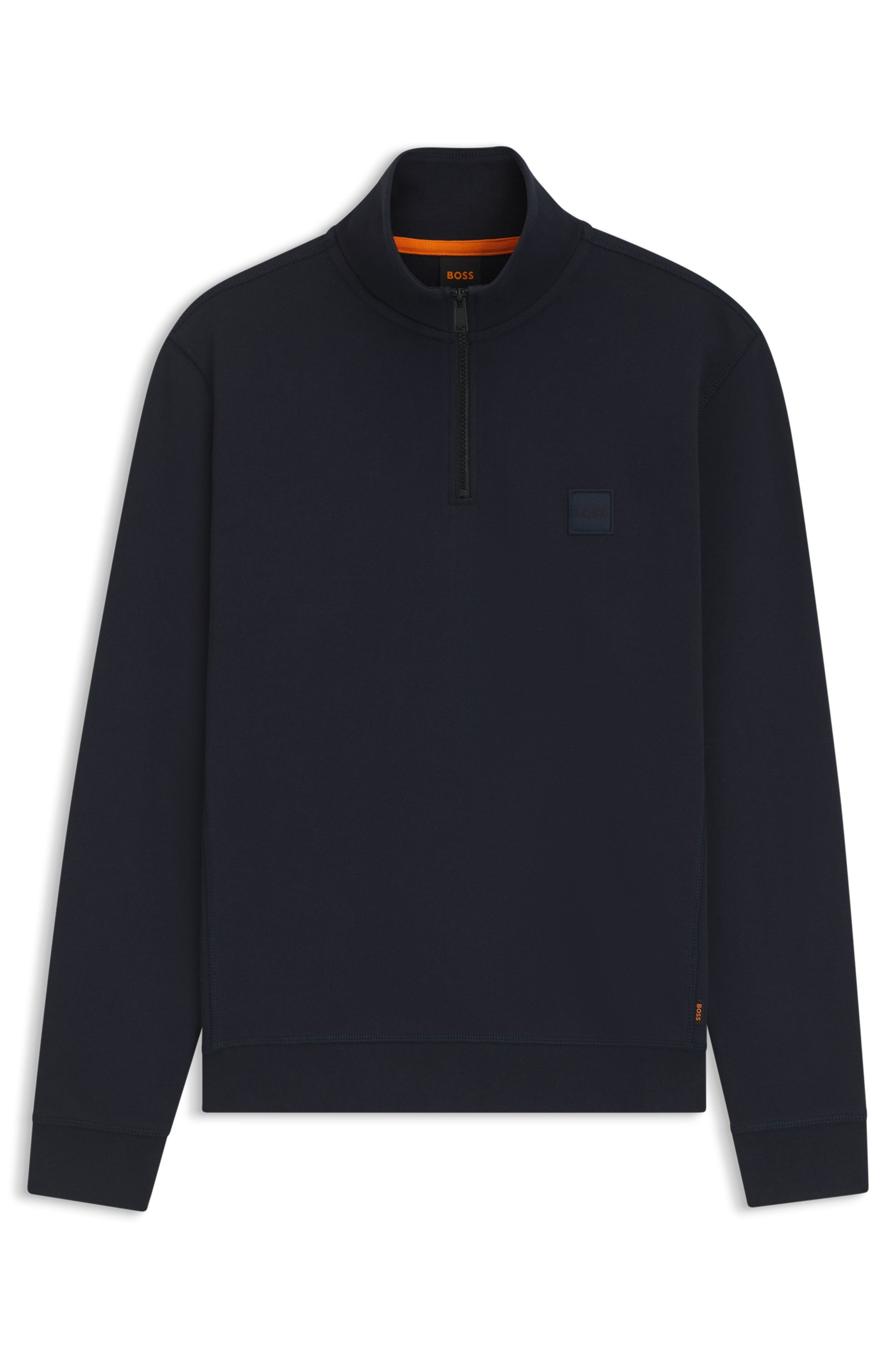 Boss Orange Sweatshirt Zetrust met een ritssluiting bij de kraag (1-delig)