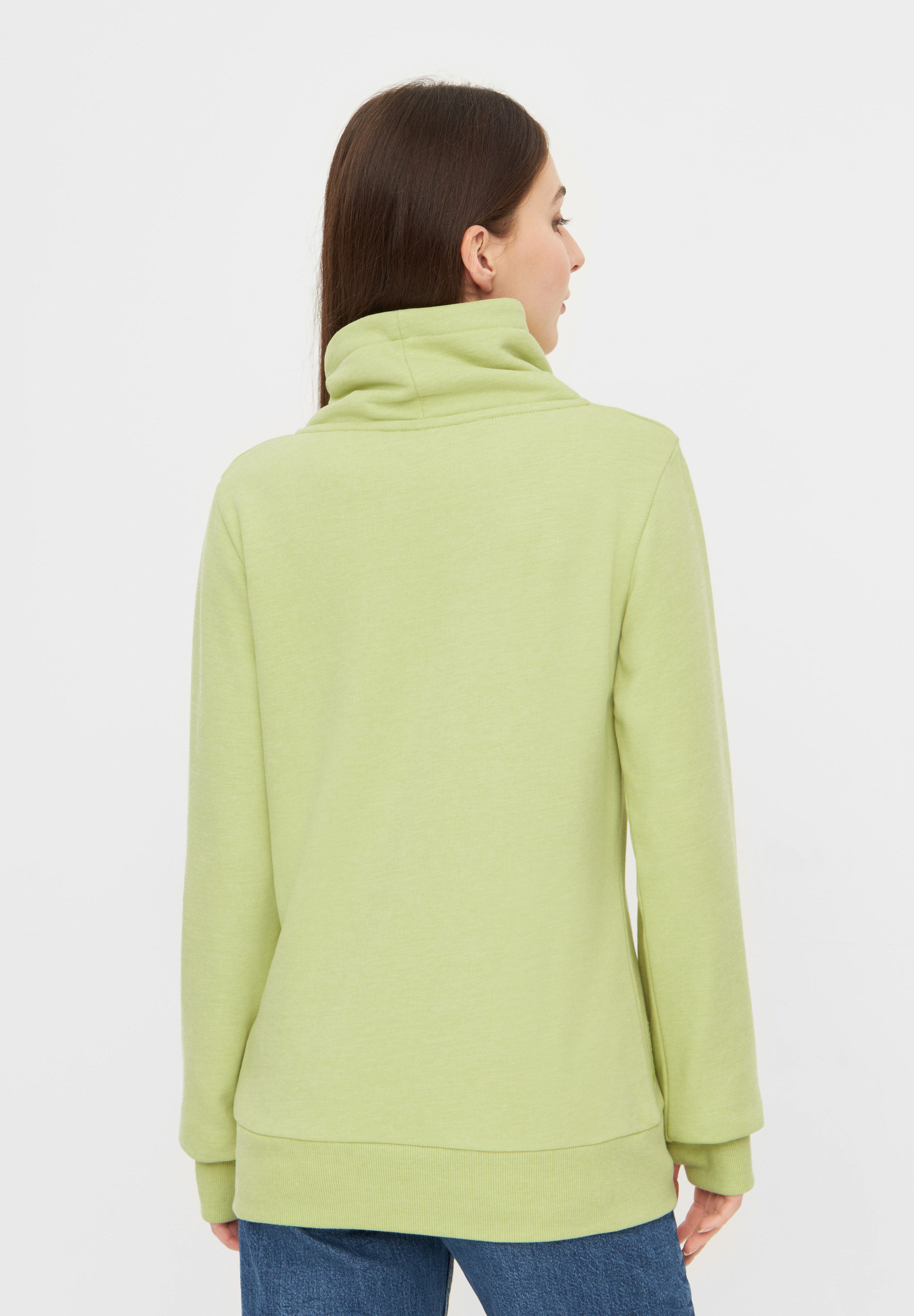 Bench. Sweatshirt Carla met logo-borduursel en duimopeningen