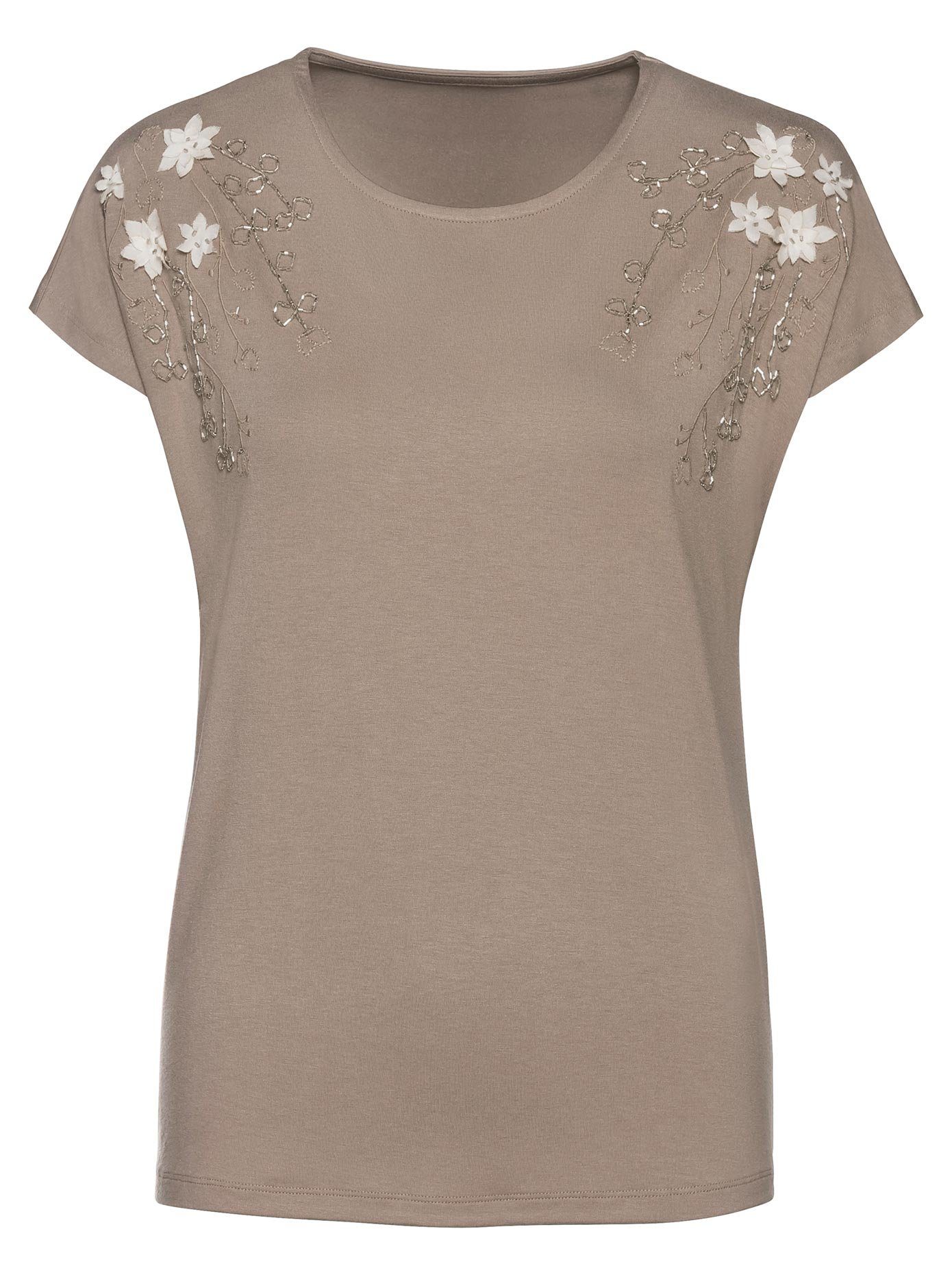 Lady Shirt met ronde hals Shirt (1-delig)