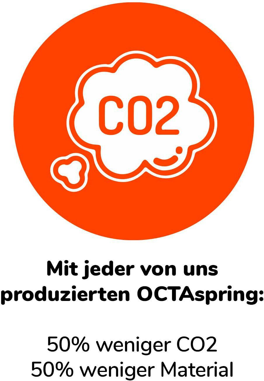 OCTAsleep Topmatras Octasleep Smart Plus Topper OCTAspring® aerospace technologie, topper, ergonomisch, ademend (1 stuk)