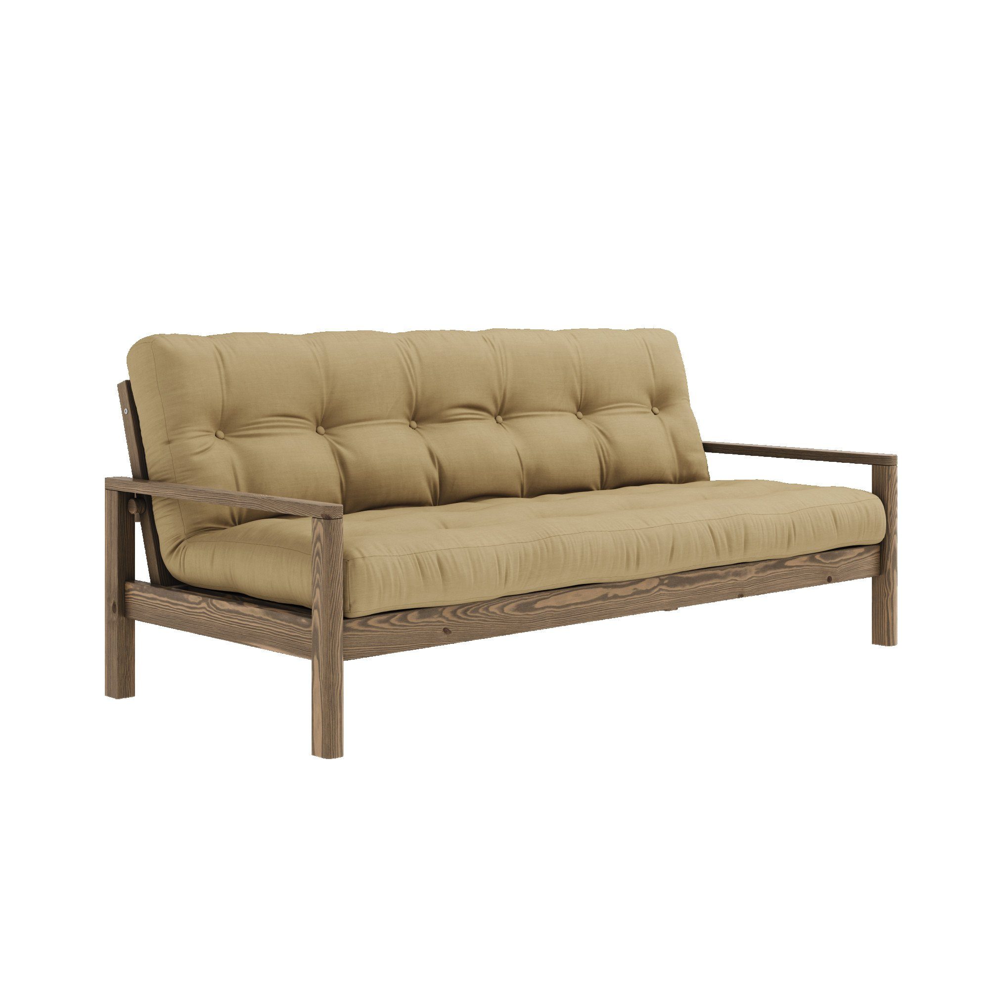 Karup Slaapbank Knob met futonmatras, verschillende kleuren, fsc®-gecertificeerd, dennenhout