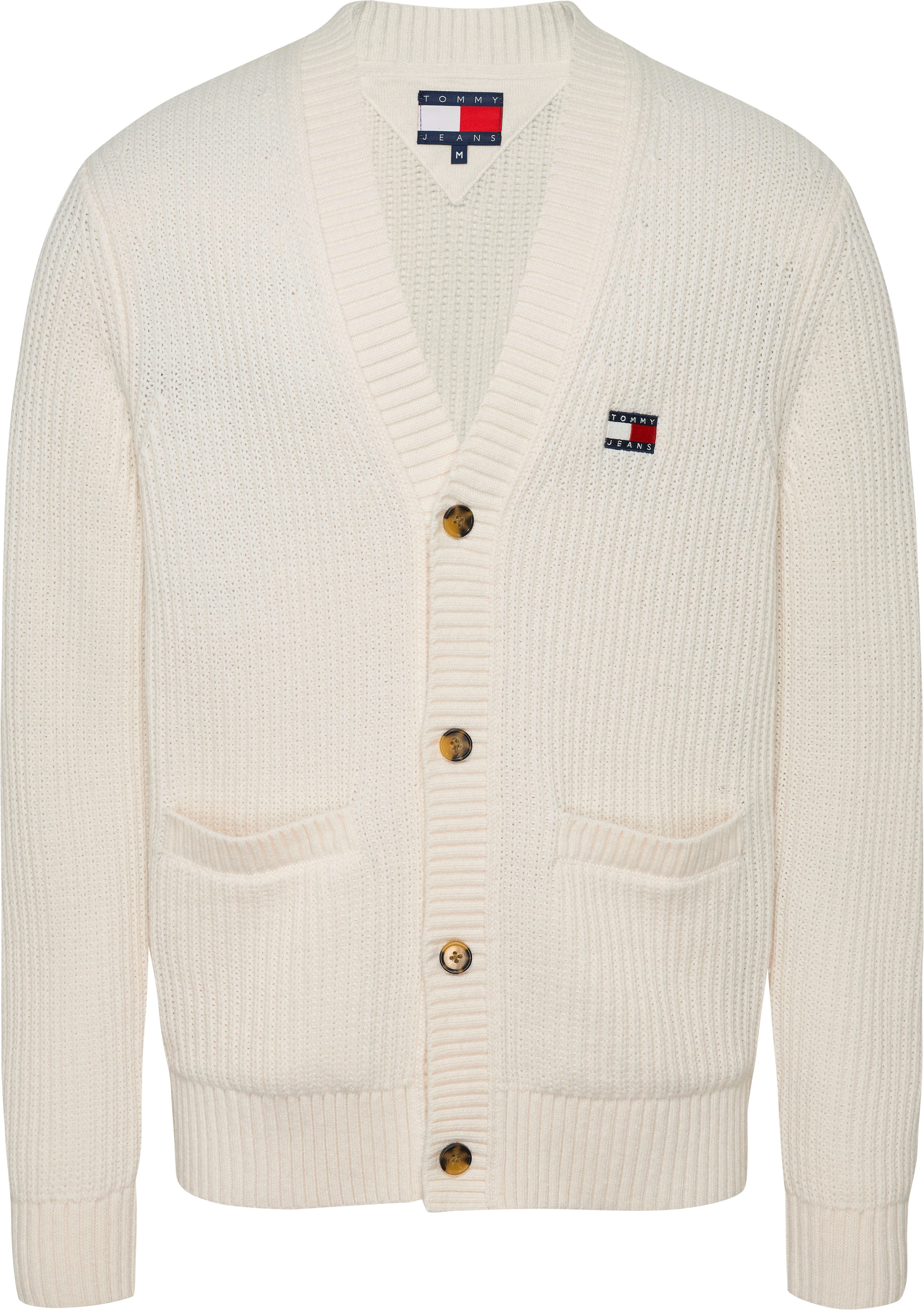 TOMMY JEANS Cardigan TJM REG JERSEY STITCH CARDI