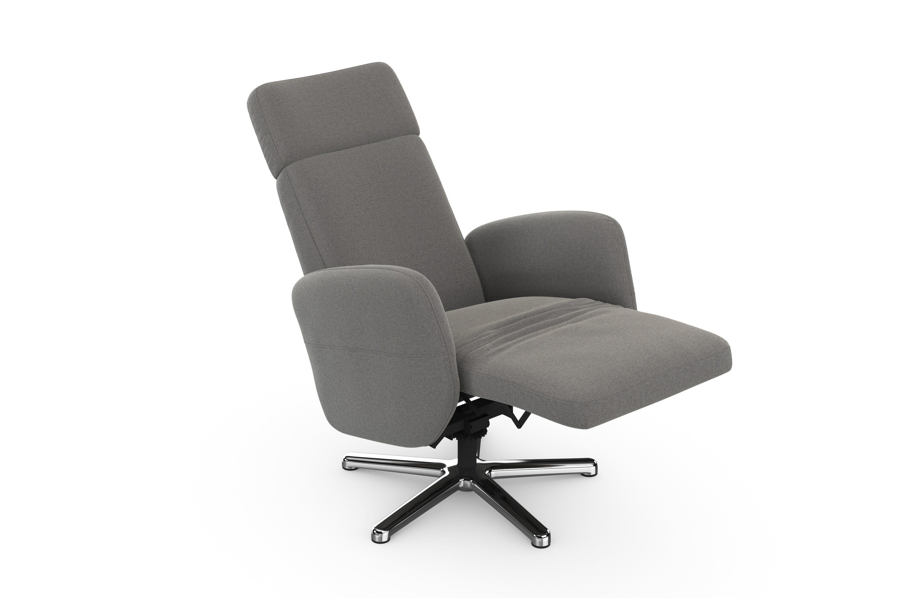 sit&more Relaxfauteuil Grenoble, incl. hoofdsteunverstelling en bekabelde afstandsbediening