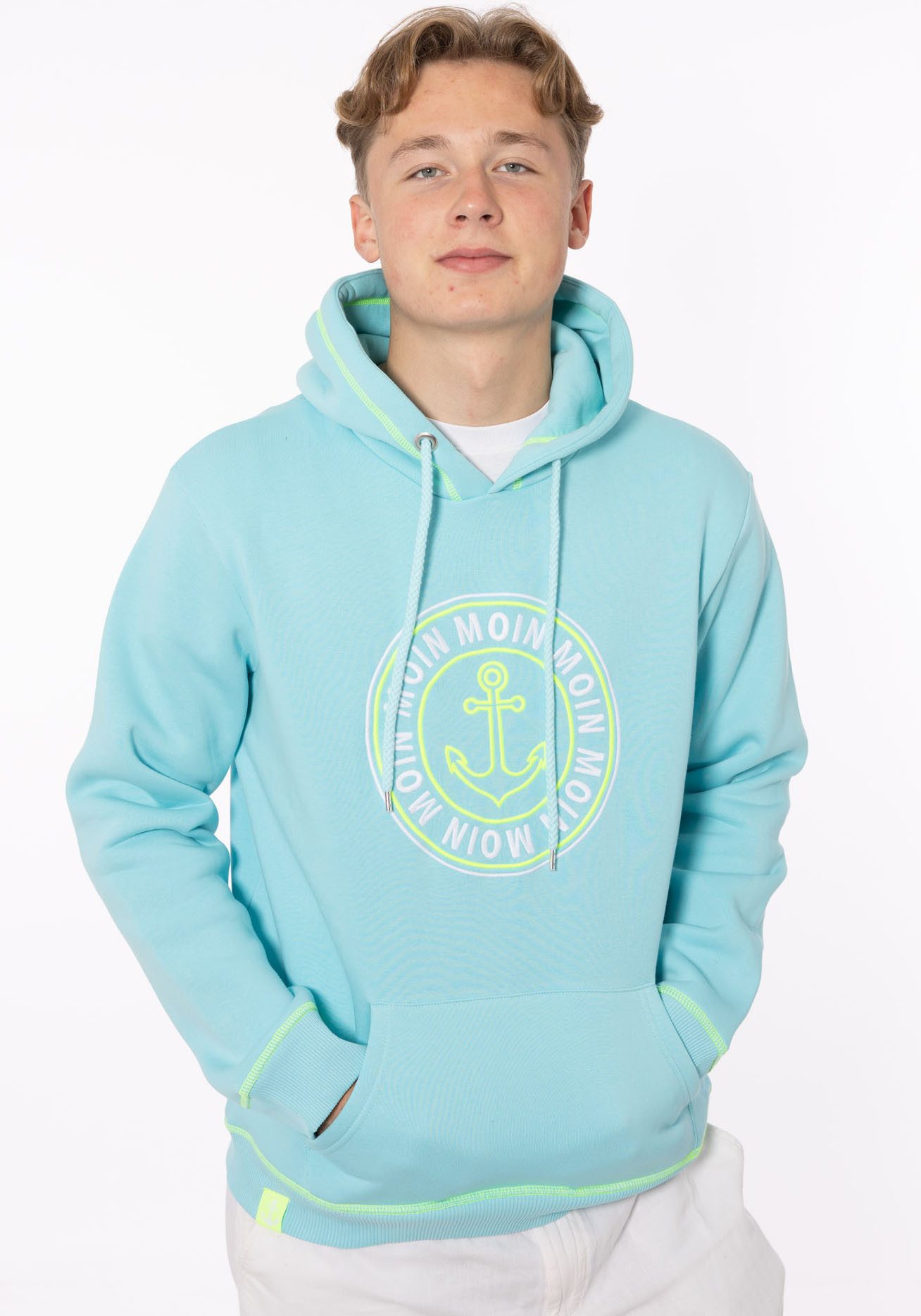 Zwillingsherz Hoodie Anker & Moin