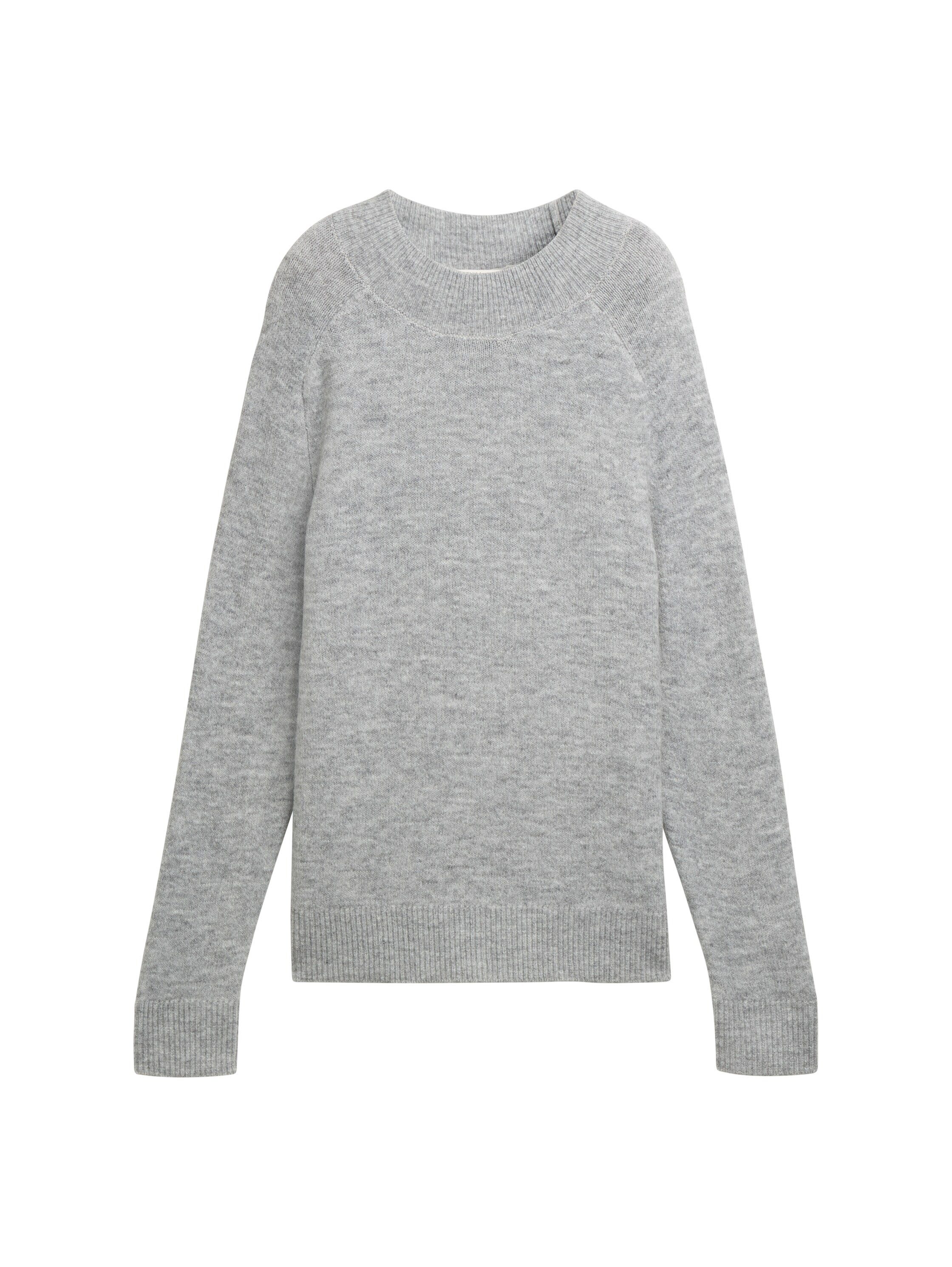 Tom Tailor Denim Gebreide trui met extra lange mouwen