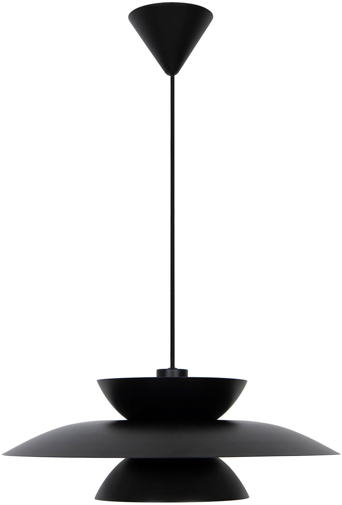 Nordlux Hanglamp Carmen Scandinavische heldere en zachte lijnen, meerlaagse lampenkappen (1 stuk)