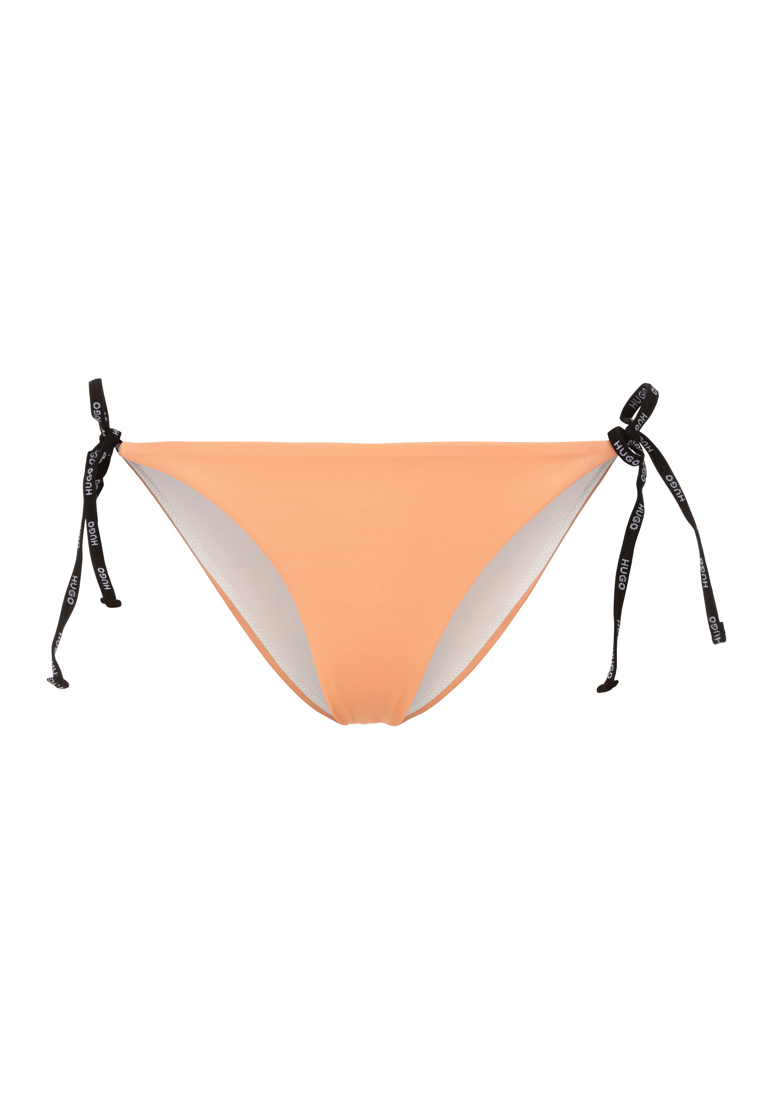 HUGO underwear Bikinibroekje PURE_SIDE TIE met contrastkleurige inzetten